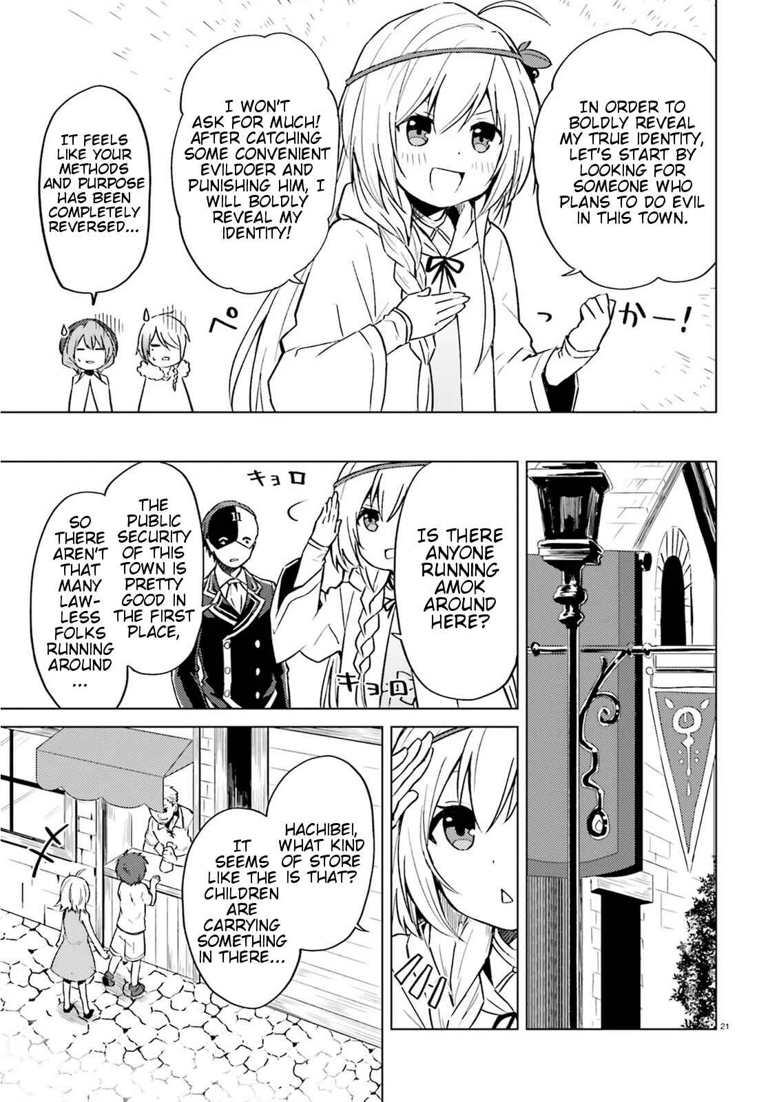 Kono Subarashii Sekai ni Shukufuku wo! Spin-off: Kono Kamen no Akuma ni Soudan wo! Chapter 3: Today as a Follower - Page 21
