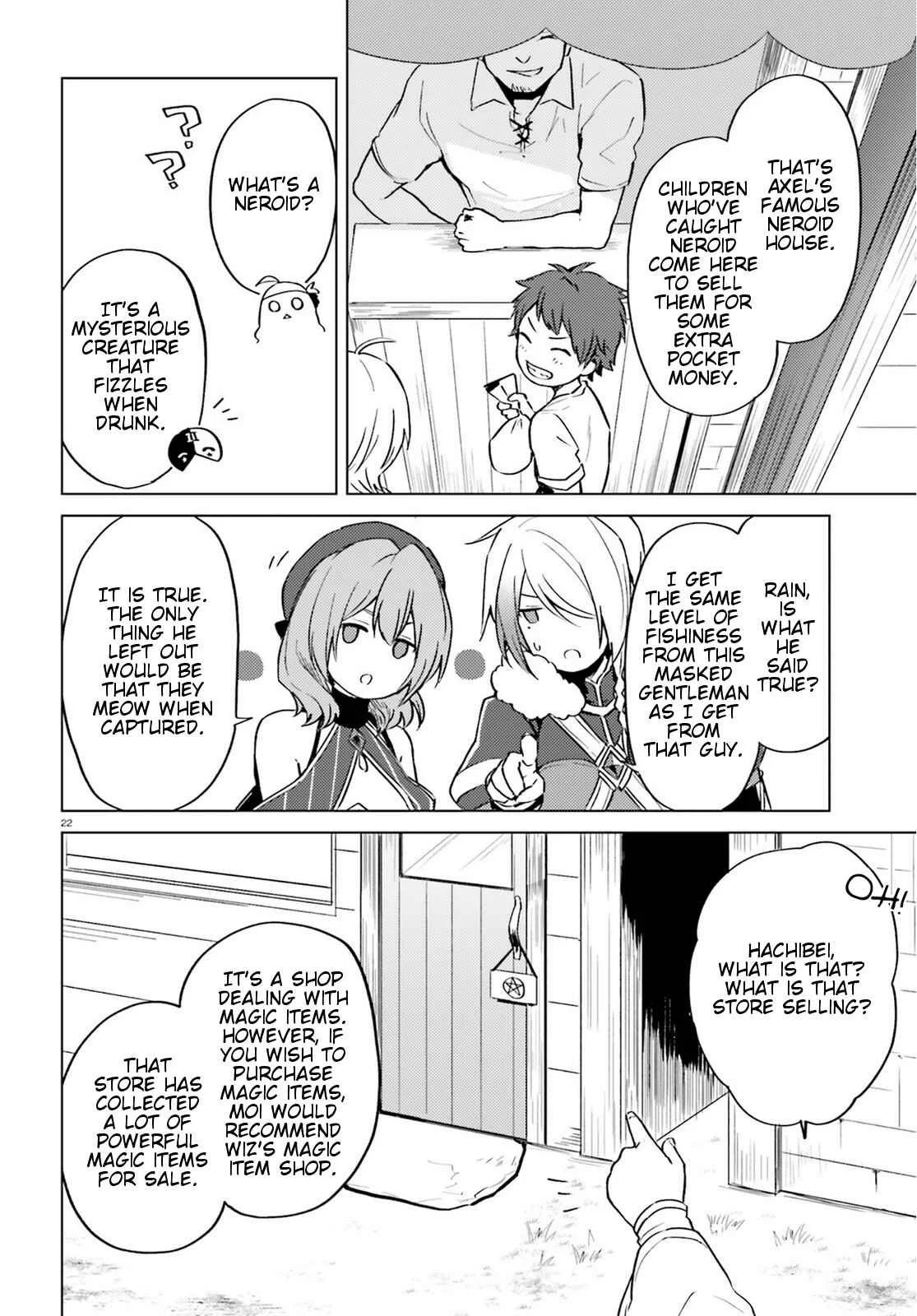 Kono Subarashii Sekai ni Shukufuku wo! Spin-off: Kono Kamen no Akuma ni Soudan wo! Chapter 3: Today as a Follower - Page 22