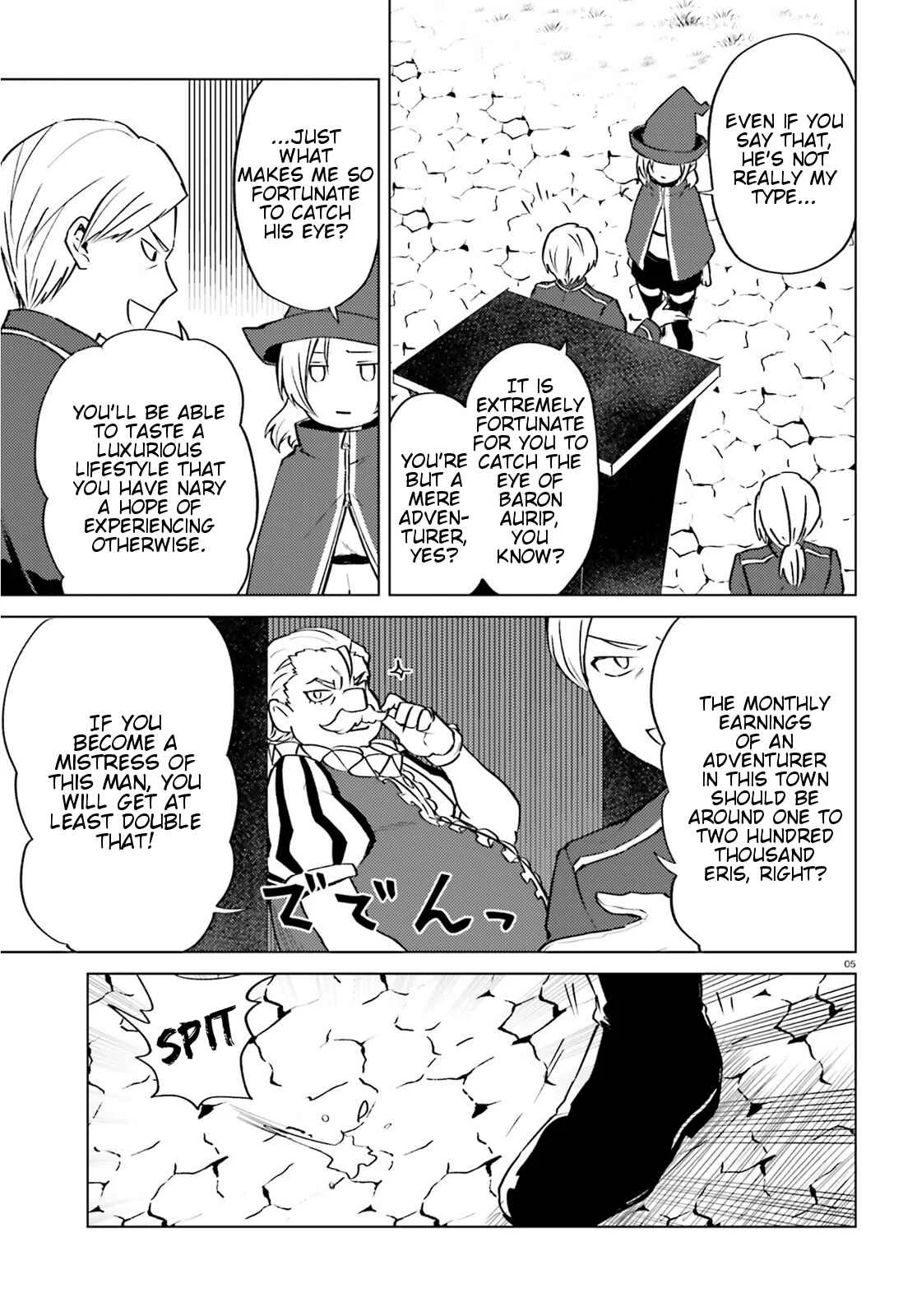 Kono Subarashii Sekai ni Shukufuku wo! Spin-off: Kono Kamen no Akuma ni Soudan wo! Chapter 4: Today as a Fool - Page 5