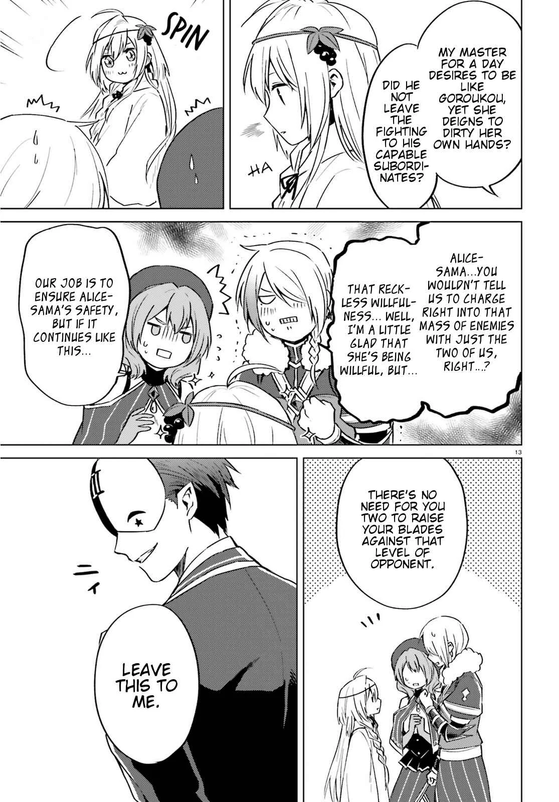 Kono Subarashii Sekai ni Shukufuku wo! Spin-off: Kono Kamen no Akuma ni Soudan wo! Chapter 4: Today as a Fool - Page 13