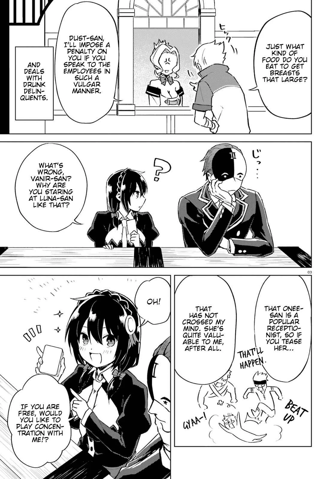 Kono Subarashii Sekai ni Shukufuku wo! Spin-off: Kono Kamen no Akuma ni Soudan wo! Chapter 5: Today as a Consultant - Page 3