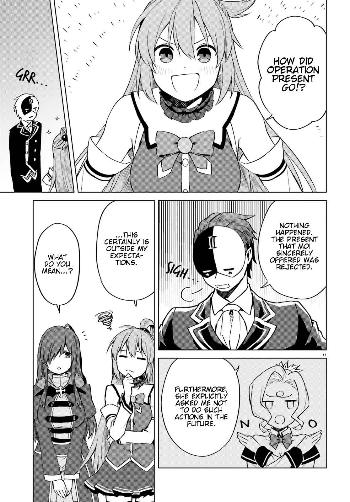 Kono Subarashii Sekai ni Shukufuku wo! Spin-off: Kono Kamen no Akuma ni Soudan wo! Chapter 5: Today as a Consultant - Page 11