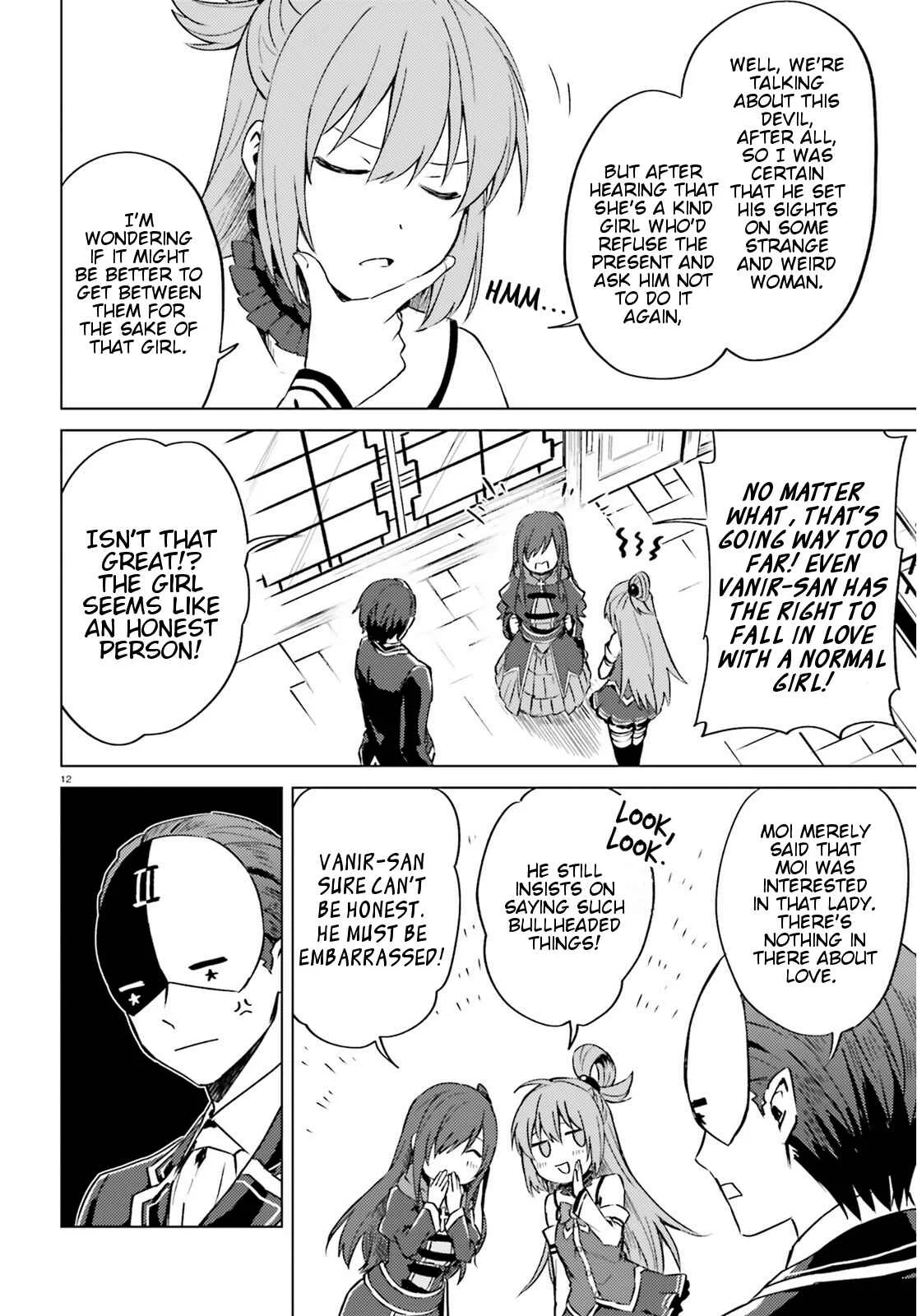 Kono Subarashii Sekai ni Shukufuku wo! Spin-off: Kono Kamen no Akuma ni Soudan wo! Chapter 5: Today as a Consultant - Page 12