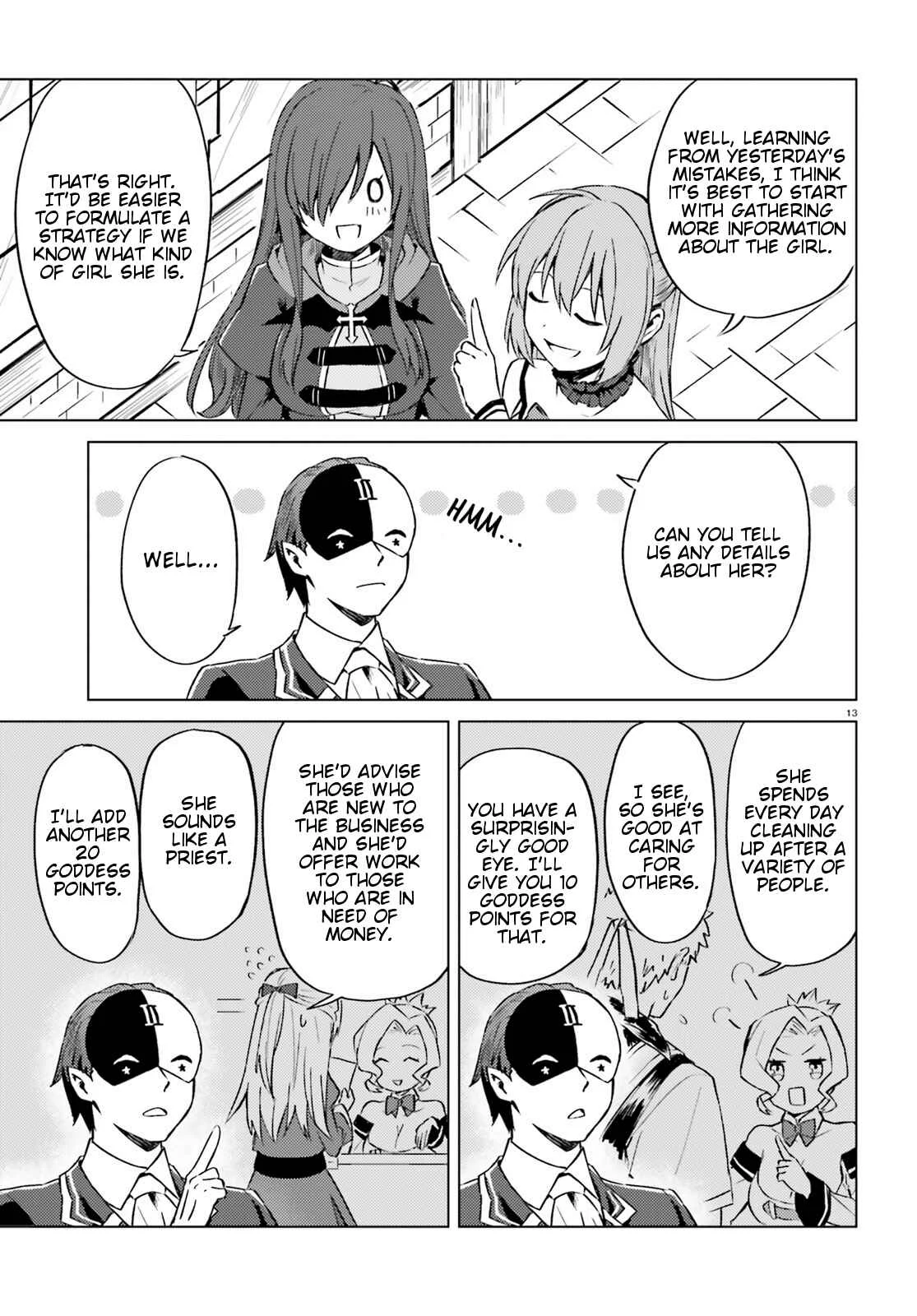 Kono Subarashii Sekai ni Shukufuku wo! Spin-off: Kono Kamen no Akuma ni Soudan wo! Chapter 5: Today as a Consultant - Page 13
