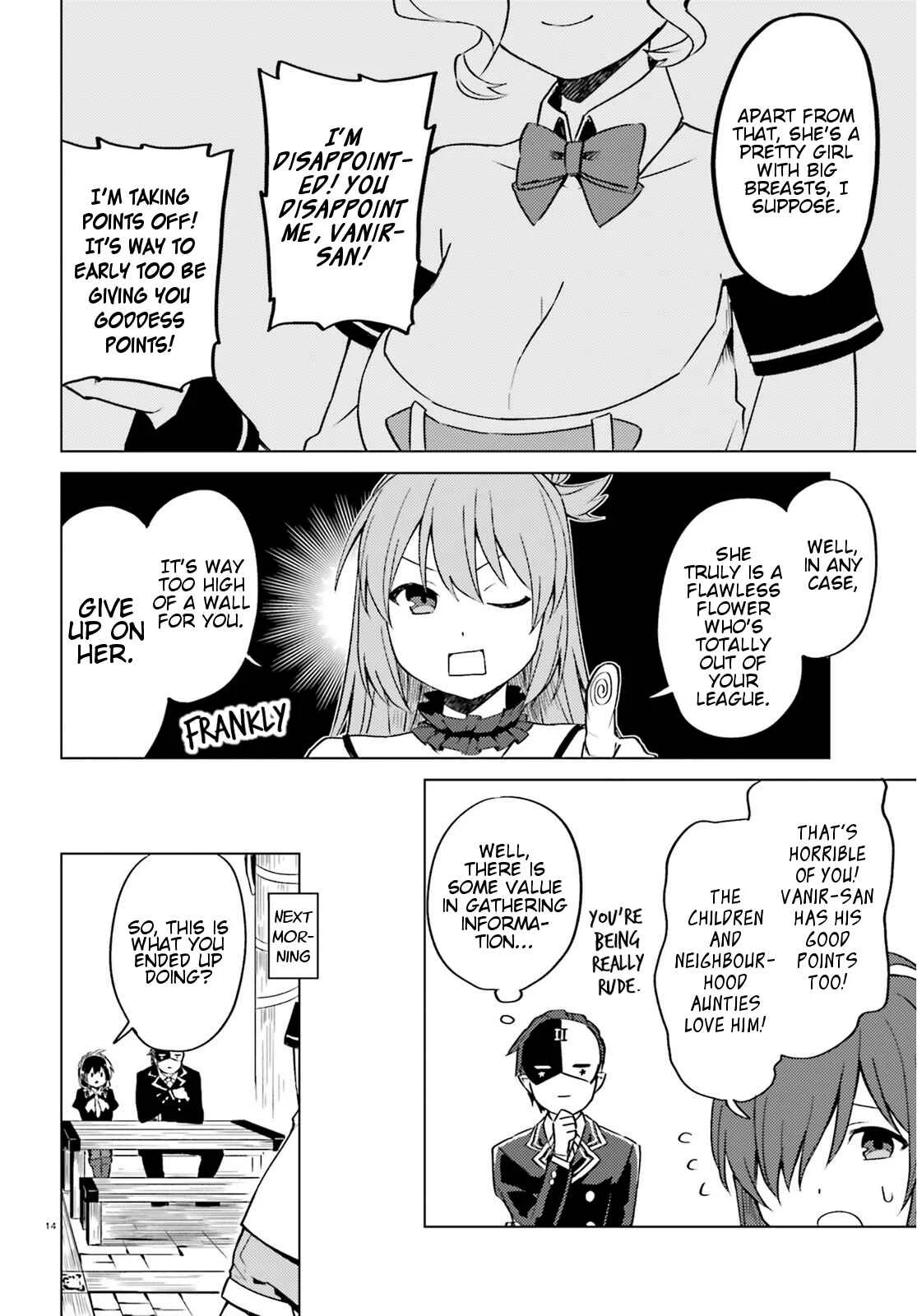 Kono Subarashii Sekai ni Shukufuku wo! Spin-off: Kono Kamen no Akuma ni Soudan wo! Chapter 5: Today as a Consultant - Page 14