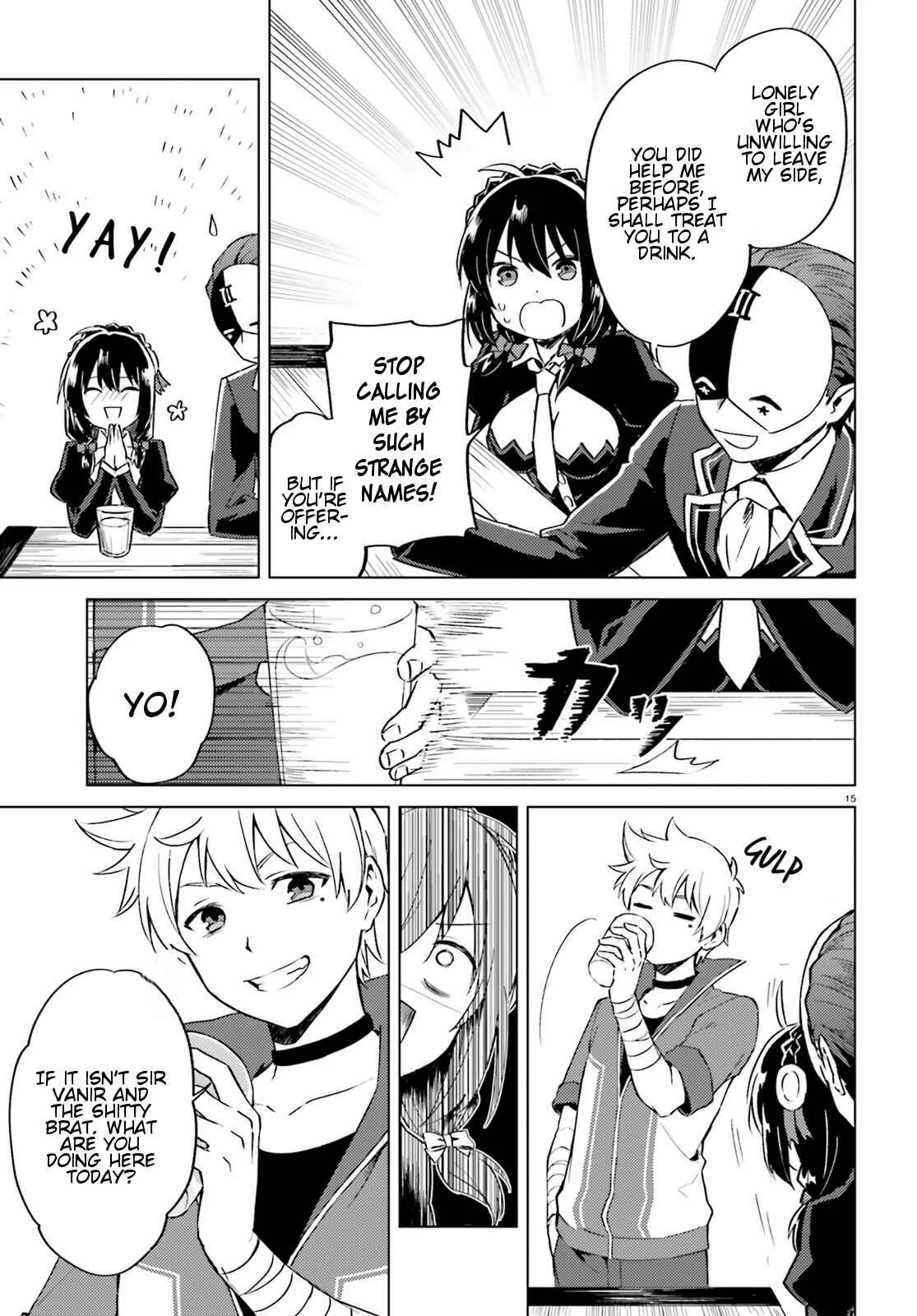 Kono Subarashii Sekai ni Shukufuku wo! Spin-off: Kono Kamen no Akuma ni Soudan wo! Chapter 5: Today as a Consultant - Page 15