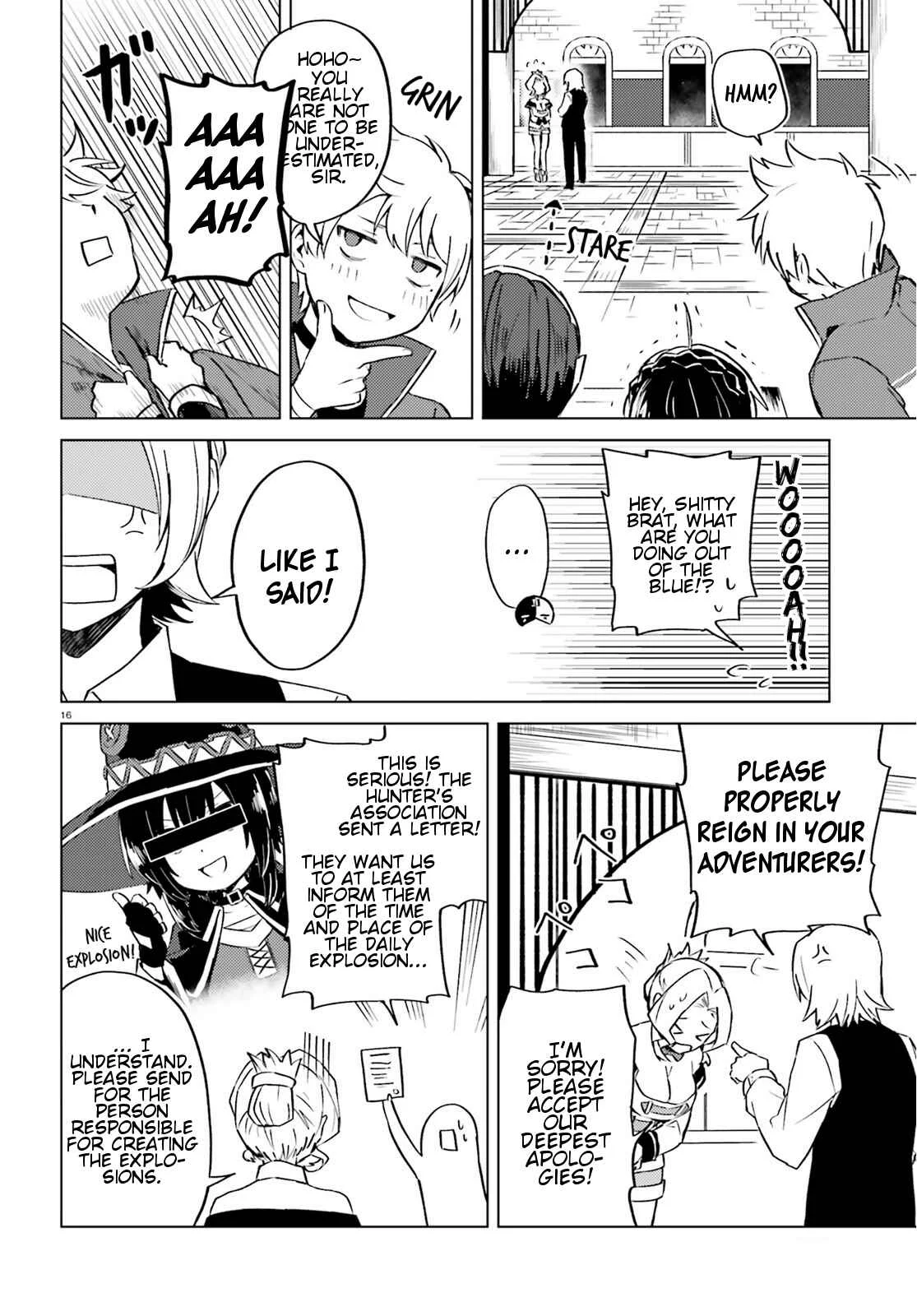Kono Subarashii Sekai ni Shukufuku wo! Spin-off: Kono Kamen no Akuma ni Soudan wo! Chapter 5: Today as a Consultant - Page 16