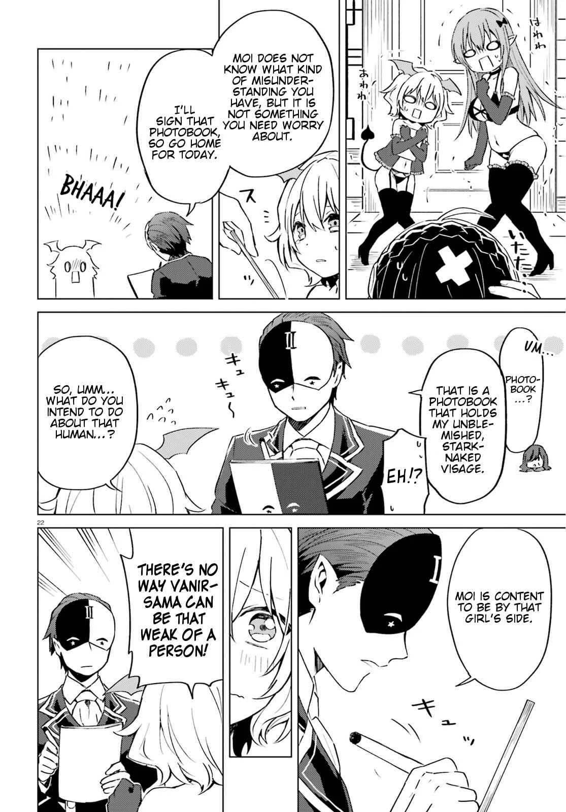 Kono Subarashii Sekai ni Shukufuku wo! Spin-off: Kono Kamen no Akuma ni Soudan wo! Chapter 5: Today as a Consultant - Page 22