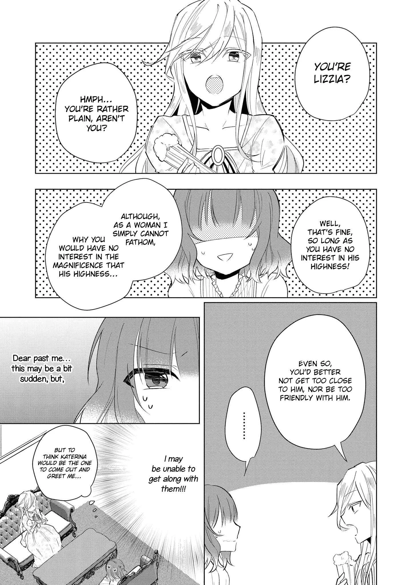 Konyakusha ga Akuyaku de Komattemasu Chapter 2: Meeting Part 2 - Page 9