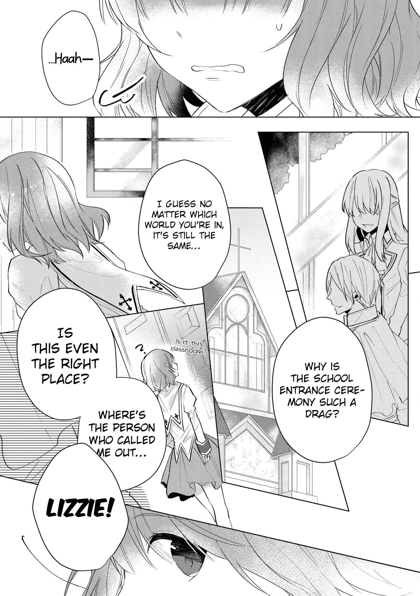 Konyakusha ga Akuyaku de Komattemasu Chapter 4: School Part 1 - Page 2