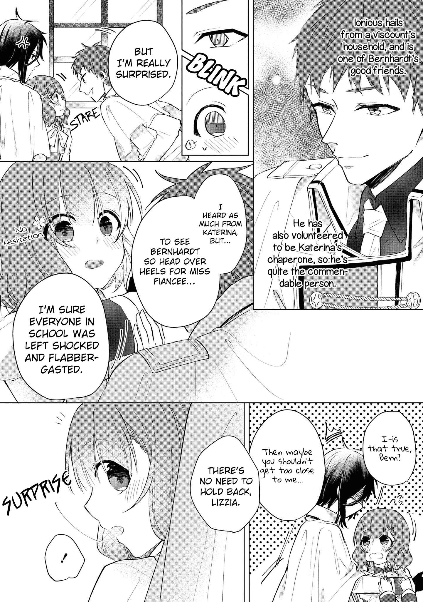 Konyakusha ga Akuyaku de Komattemasu Chapter 4: School Part 1 - Page 6