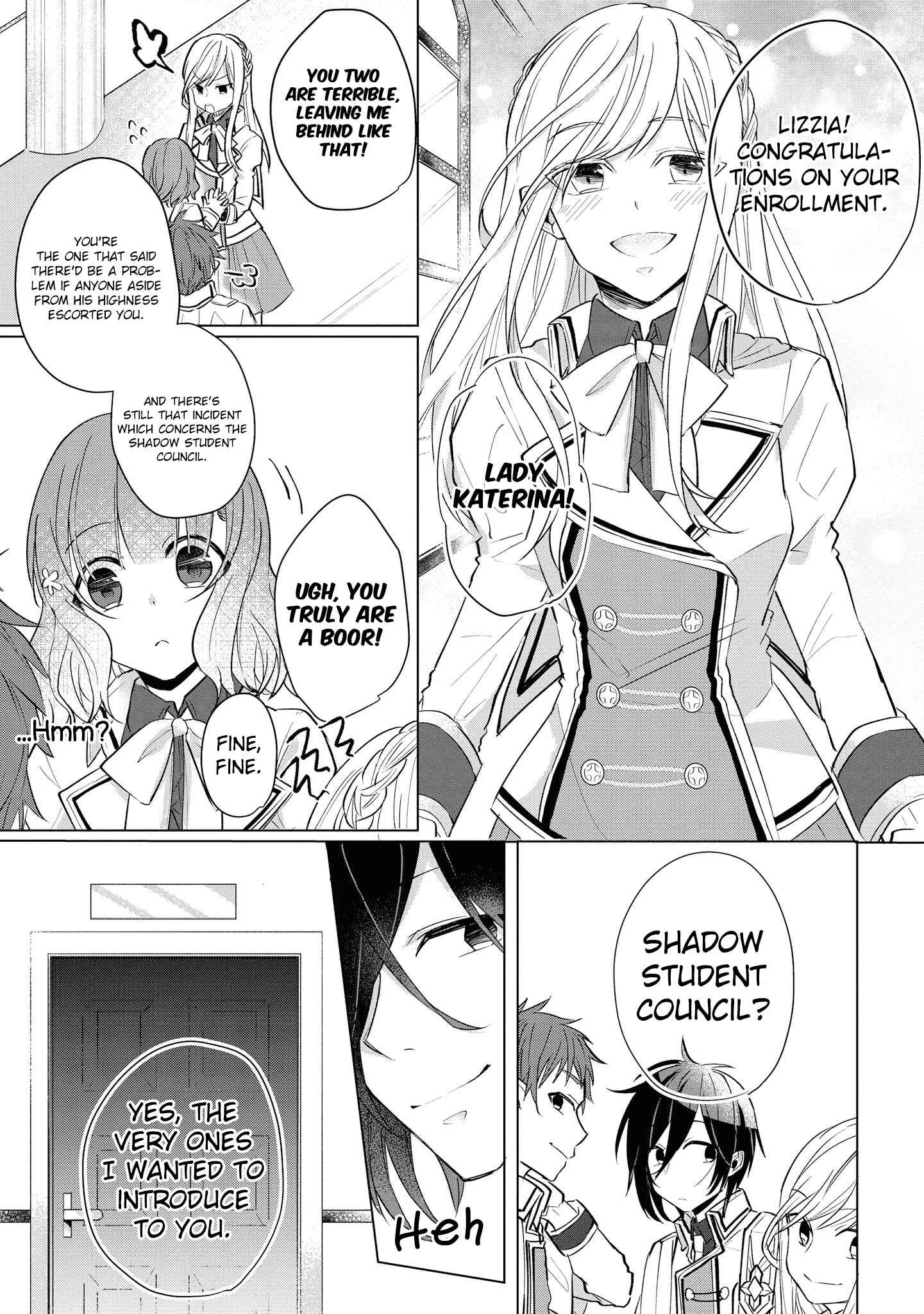 Konyakusha ga Akuyaku de Komattemasu Chapter 4: School Part 1 - Page 7