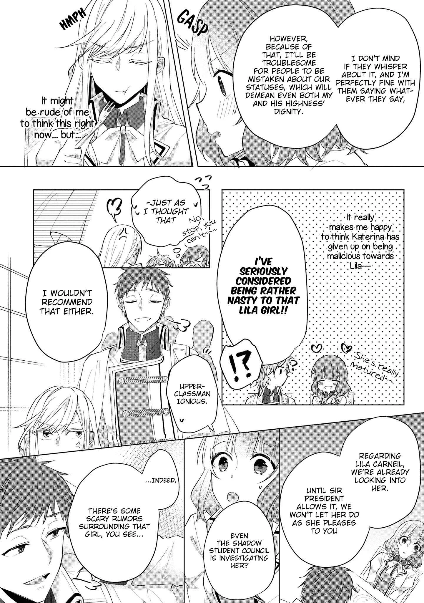 Konyakusha ga Akuyaku de Komattemasu Chapter 5: School Part 2 - Page 6