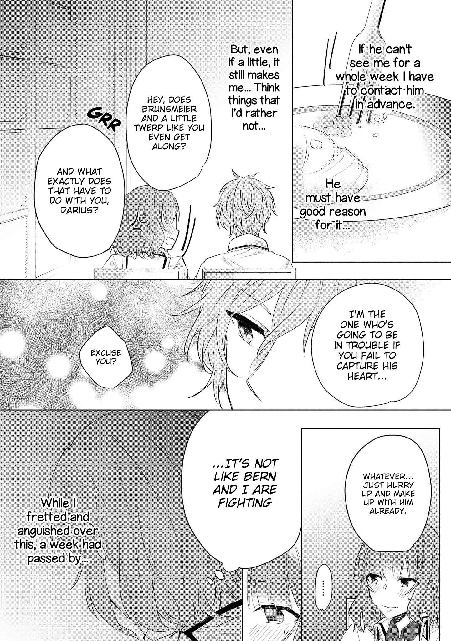 Konyakusha ga Akuyaku de Komattemasu Chapter 5: School Part 2 - Page 8