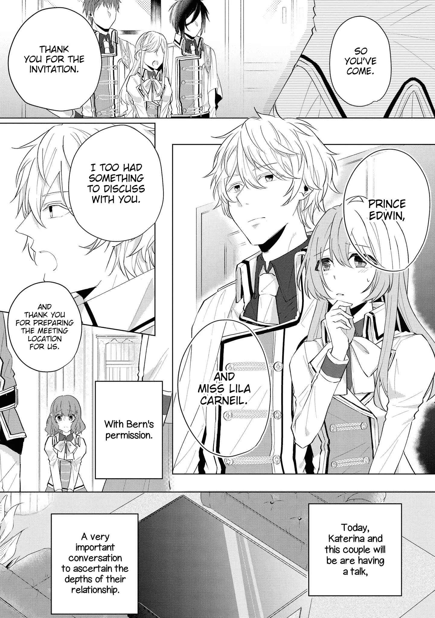 Konyakusha ga Akuyaku de Komattemasu Chapter 5: School Part 2 - Page 13
