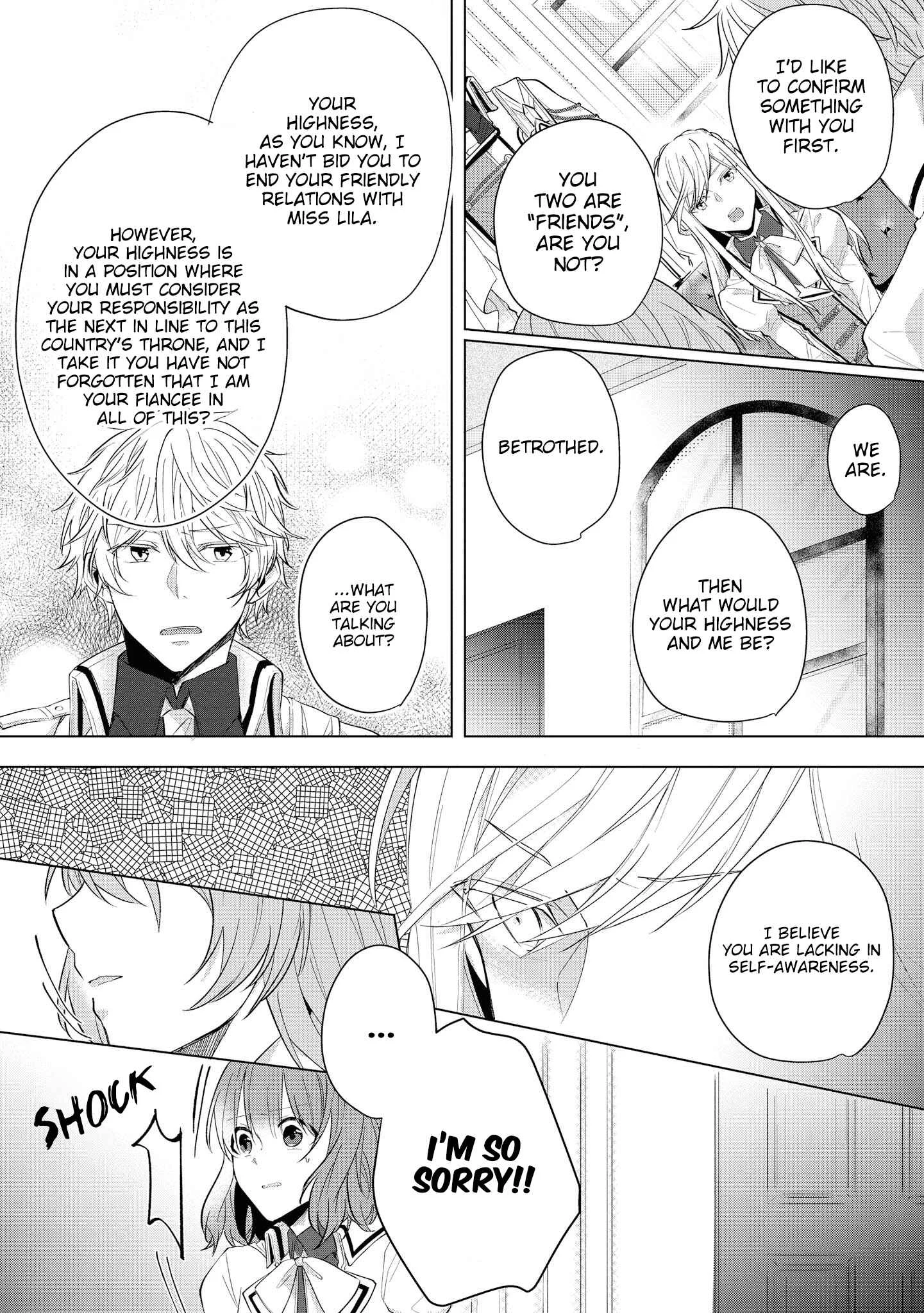 Konyakusha ga Akuyaku de Komattemasu Chapter 5: School Part 2 - Page 14