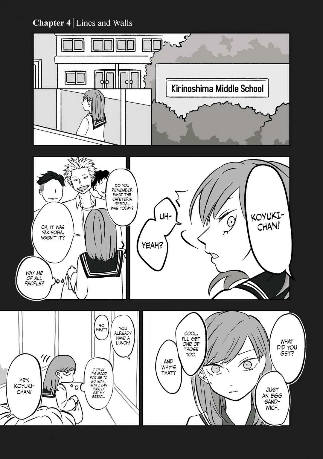 Koori no Jouheki (Book Version) Chapter 4: Lines and Walls - Page 1