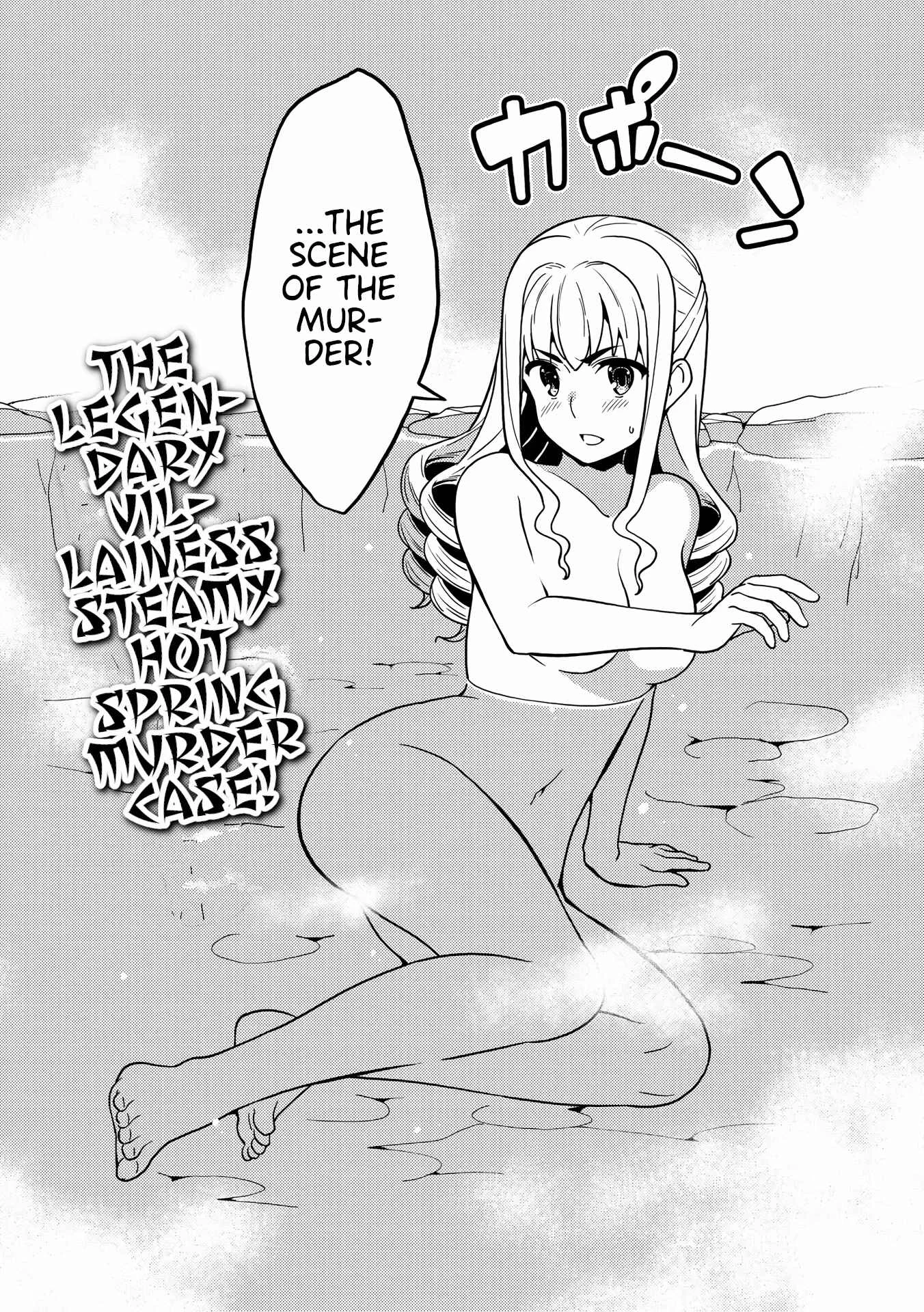 Kotonaru Sekai no Shoujotachi Chapter 3: The Legendary Villainess Hot Spring Murder Case! - Page 3