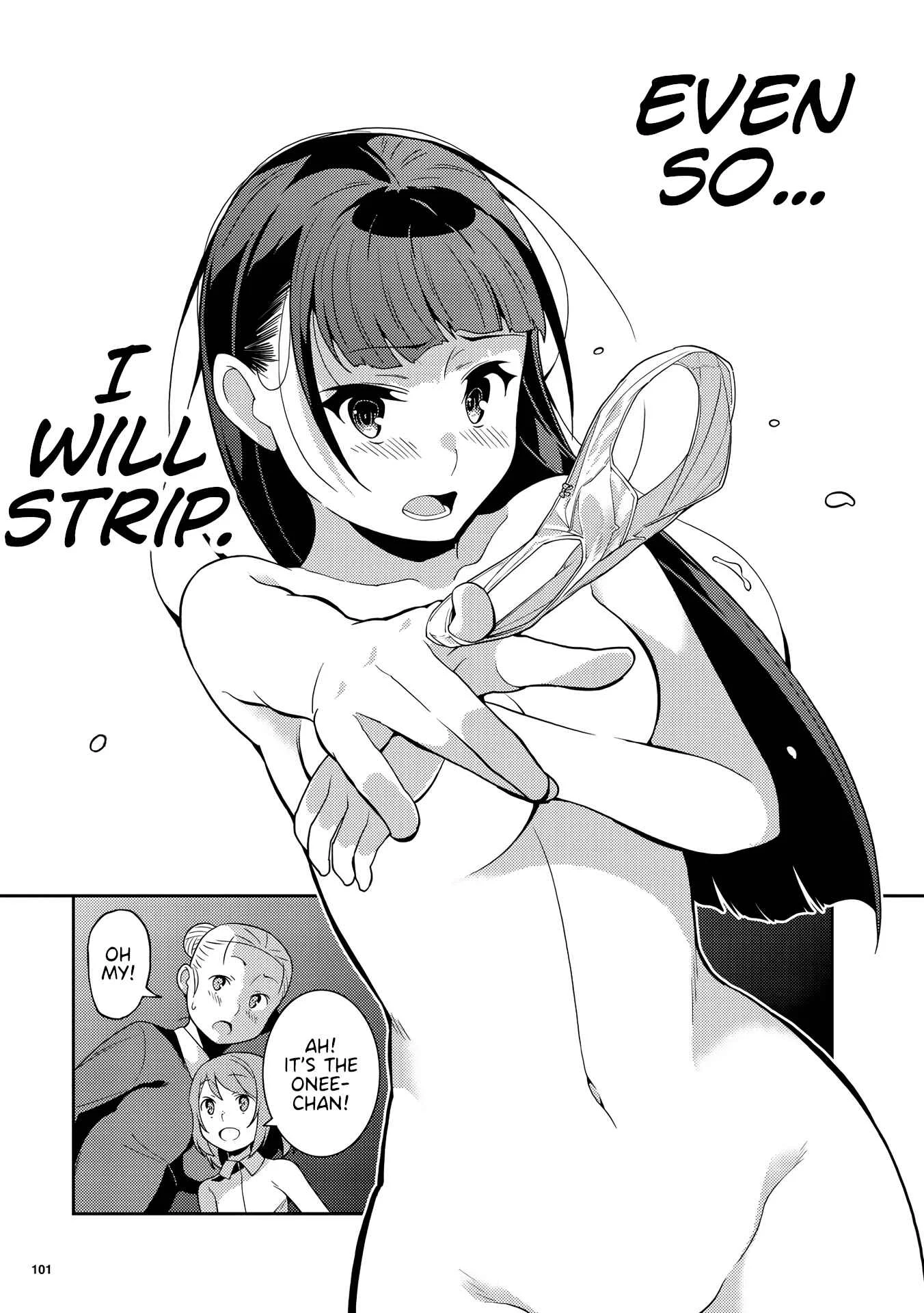Kotonaru Sekai no Shoujotachi Chapter 4: Even so, I will Strip - Page 23