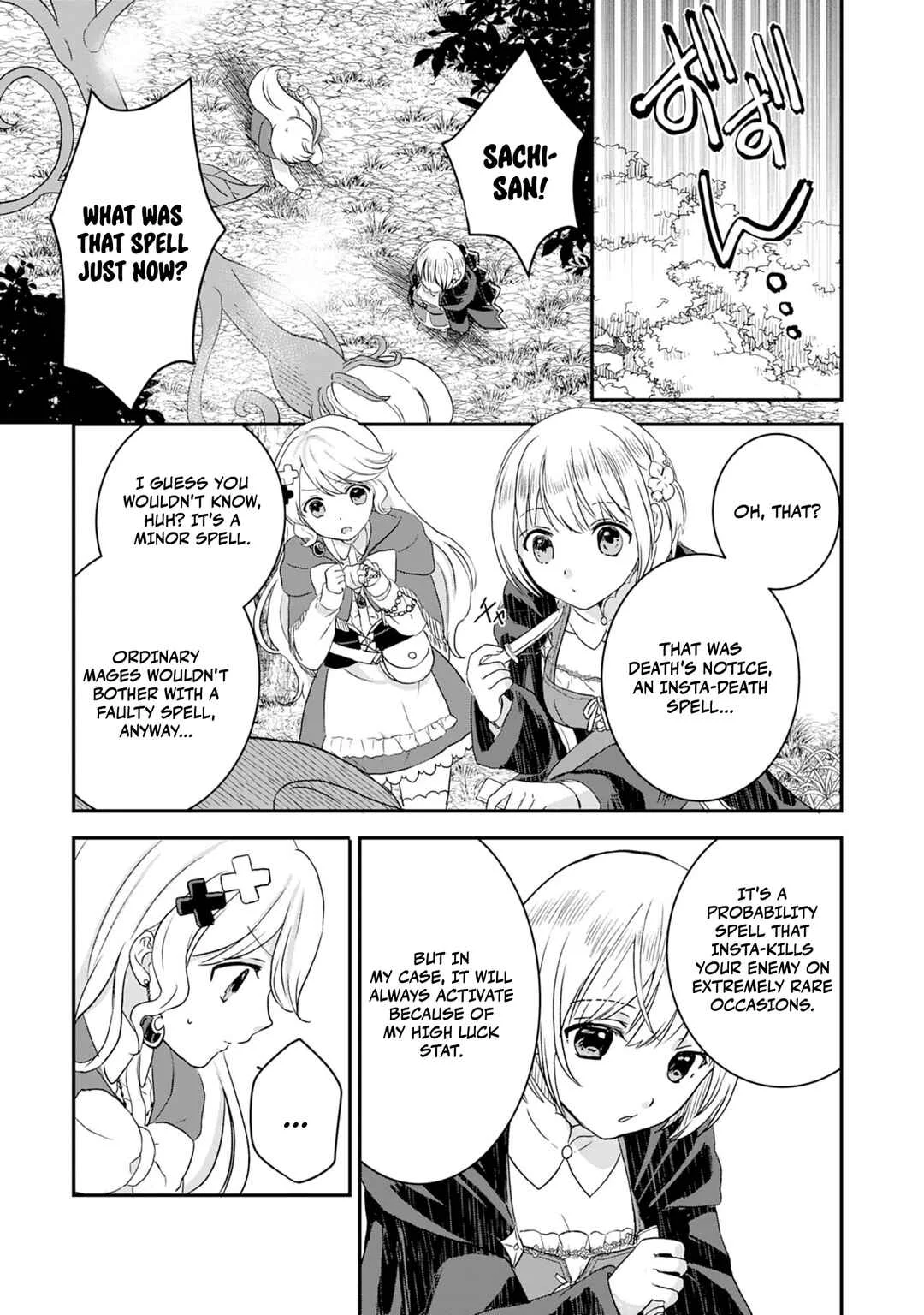 Koun-chi 999 no Watashi, Sokushi Mahou ga Zettai ni Seikou suru no de Sekai Saikyou desu: Mahou-chi 1 de Tsuihousaremashita ga, Kakuritsu Cheat de Moriagaru Chapter 3 - Page 17