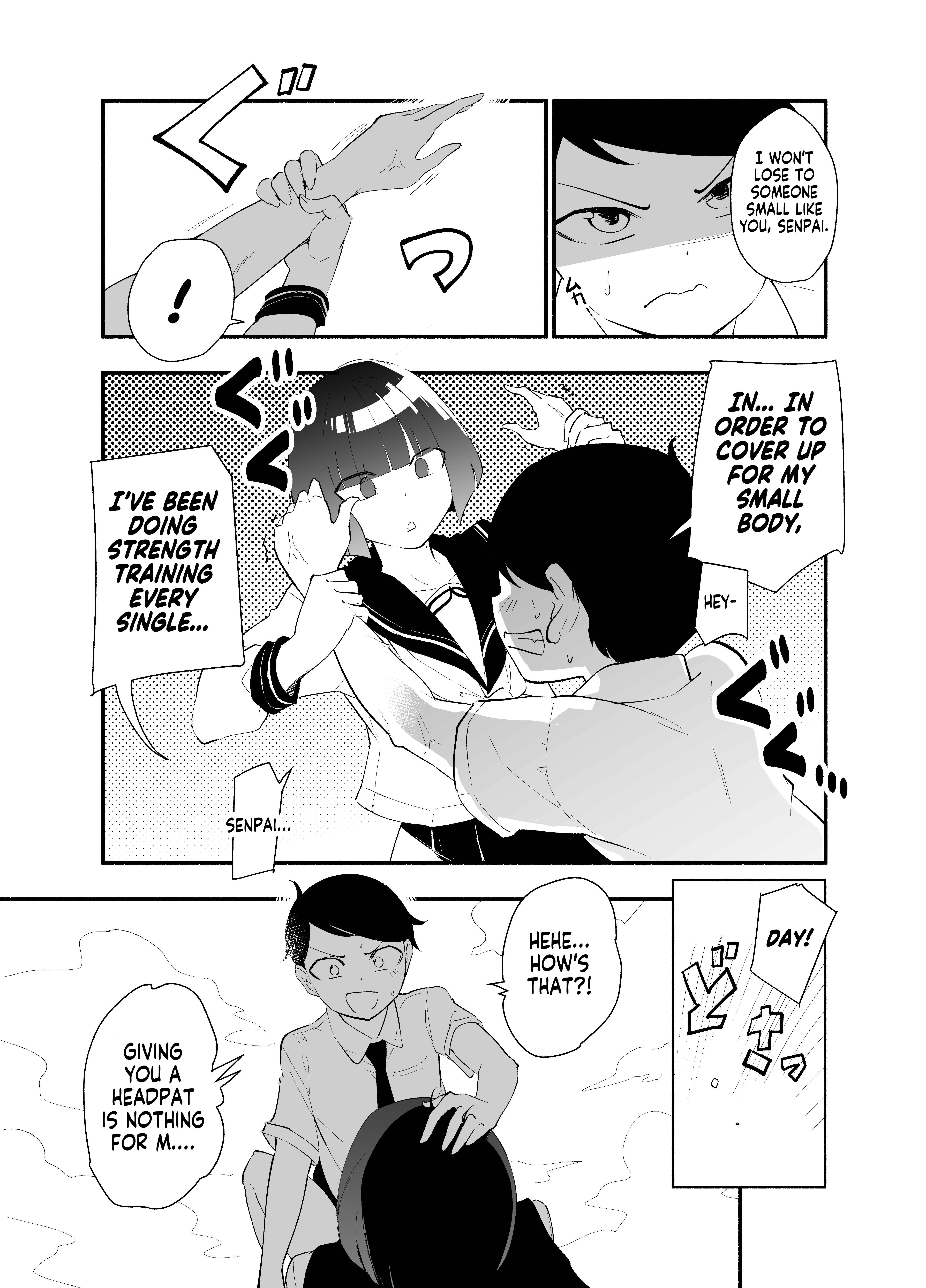 Koushinchou no Kouhai ♀ to Teishinchou no Senpai ♂ ga Ren'ai ni Hatten Suru made Chapter 1: The Tall and Conceited Kouhai - Page 6