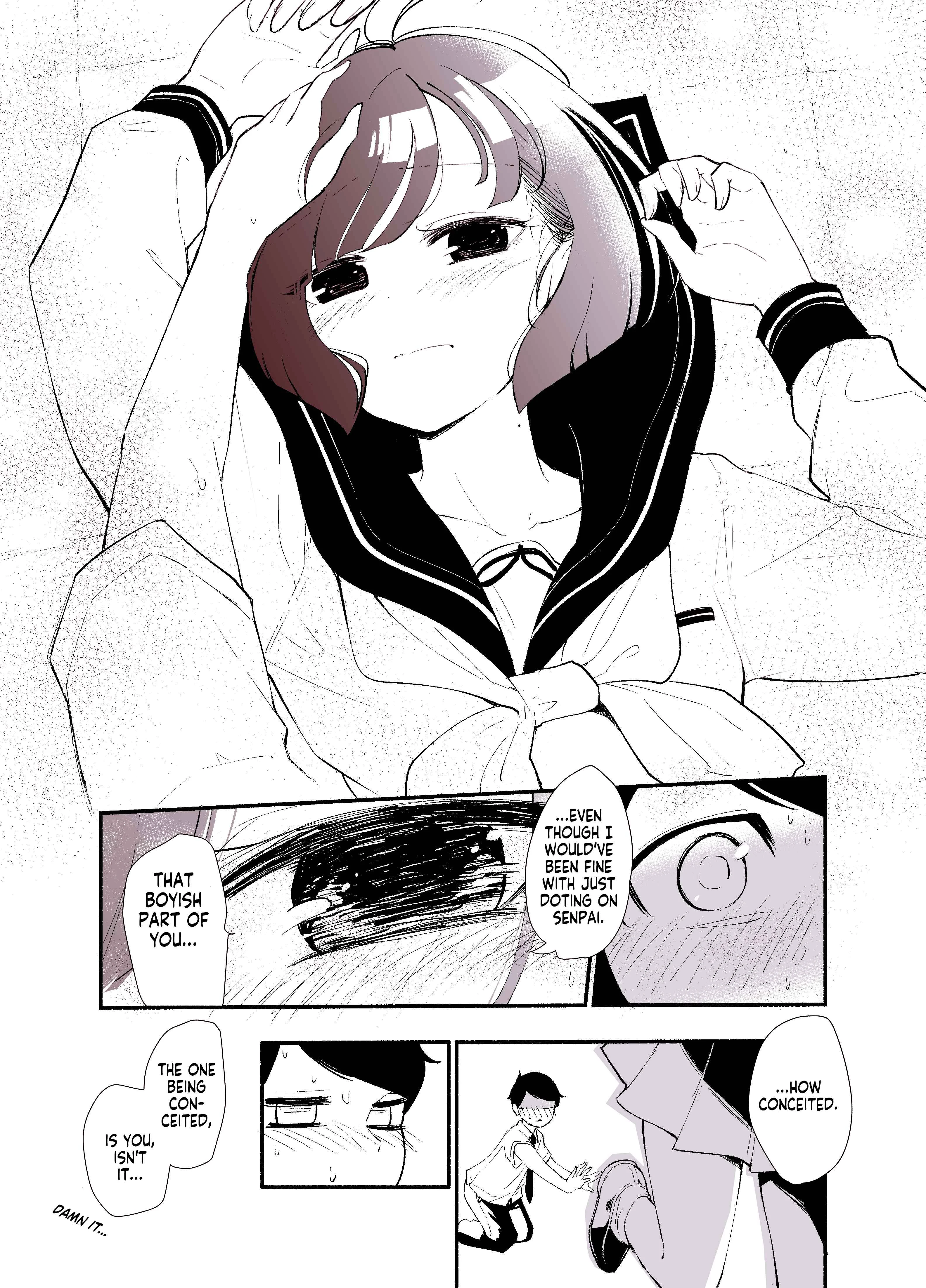 Koushinchou no Kouhai ♀ to Teishinchou no Senpai ♂ ga Ren'ai ni Hatten Suru made Chapter 1: The Tall and Conceited Kouhai - Page 7