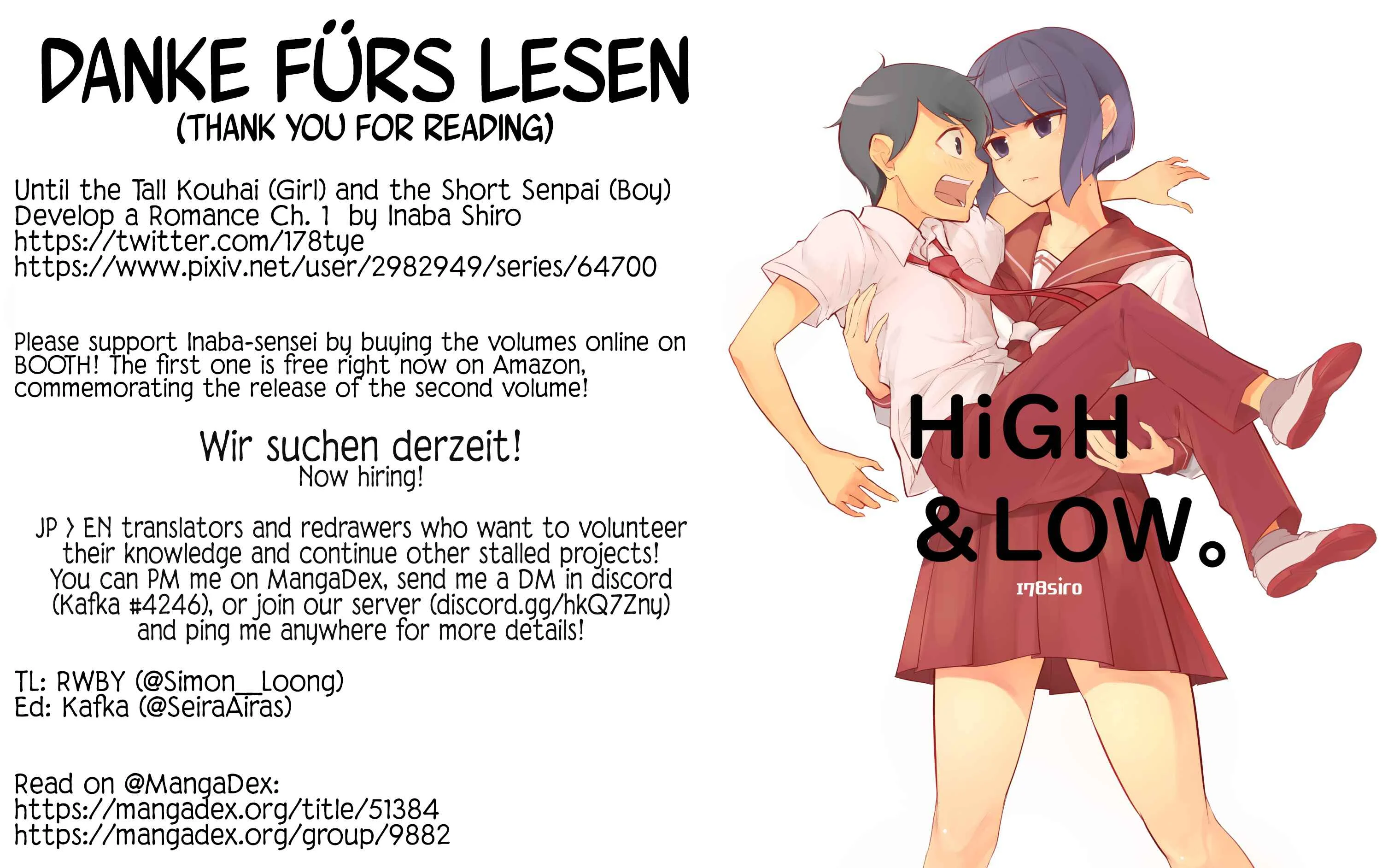 Koushinchou no Kouhai ♀ to Teishinchou no Senpai ♂ ga Ren'ai ni Hatten Suru made Chapter 1: The Tall and Conceited Kouhai - Page 8
