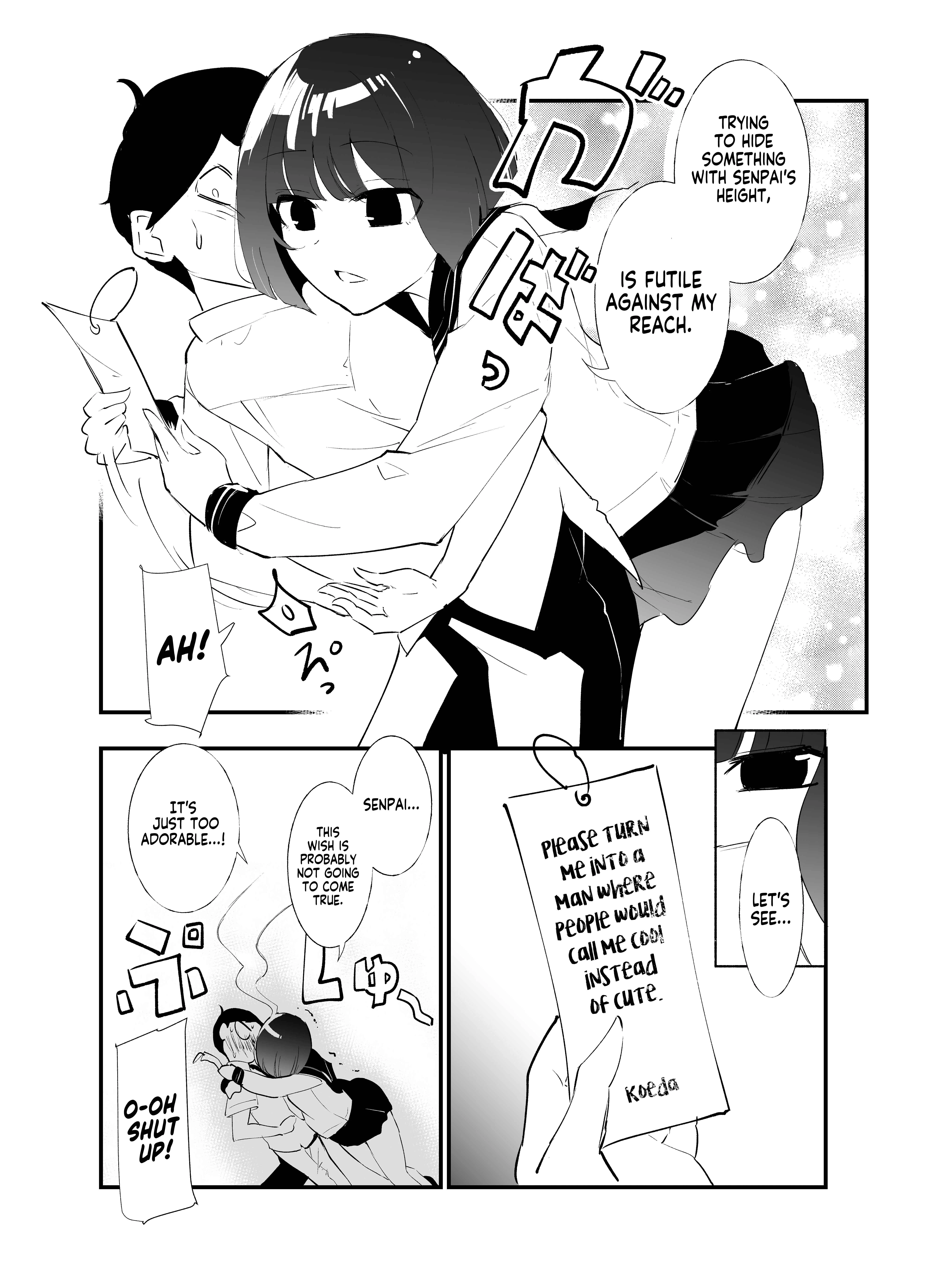 Koushinchou no Kouhai ♀ to Teishinchou no Senpai ♂ ga Ren'ai ni Hatten Suru made Chapter 2: The Secret Star Festival - Page 2