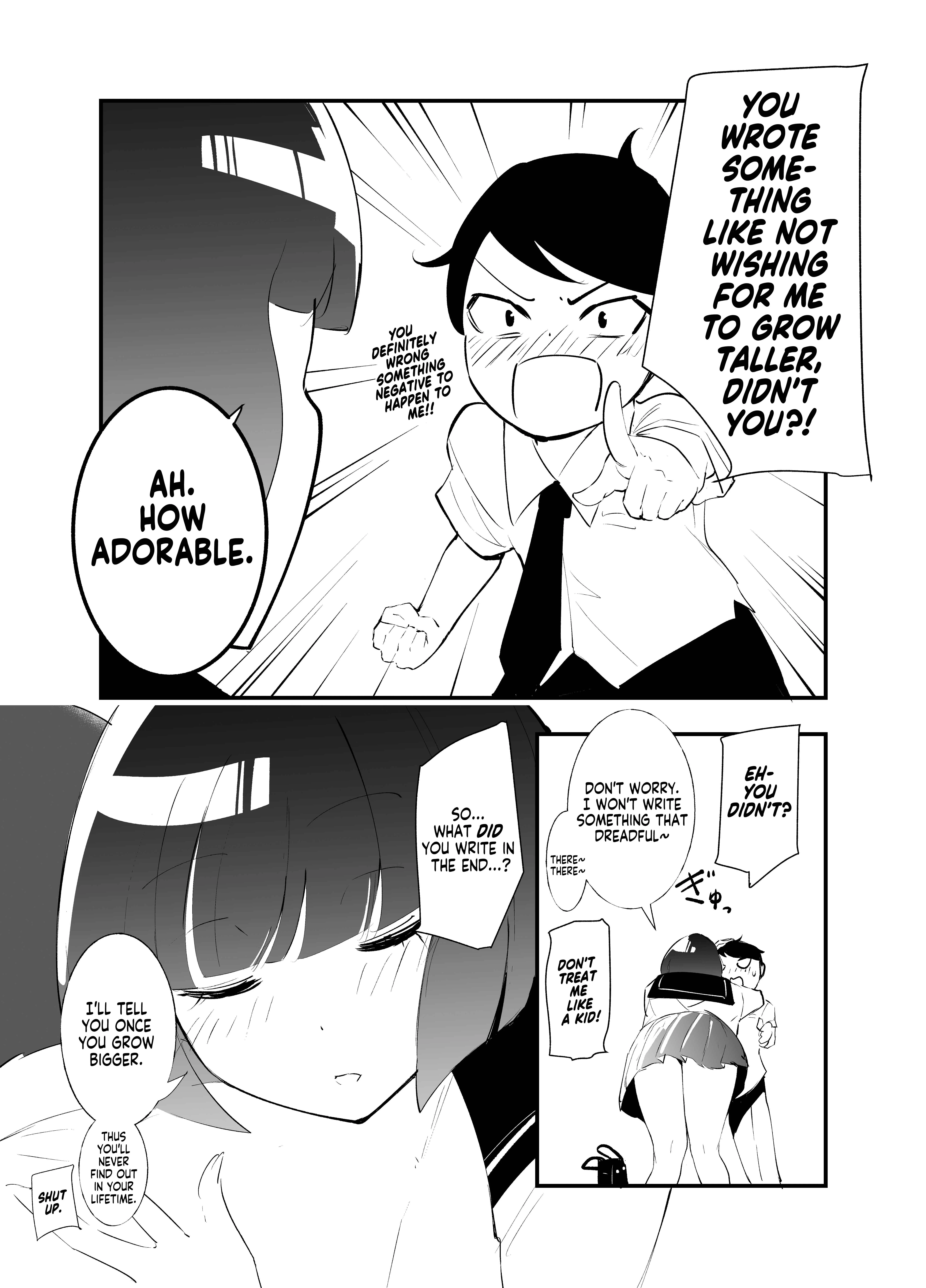 Koushinchou no Kouhai ♀ to Teishinchou no Senpai ♂ ga Ren'ai ni Hatten Suru made Chapter 2: The Secret Star Festival - Page 4