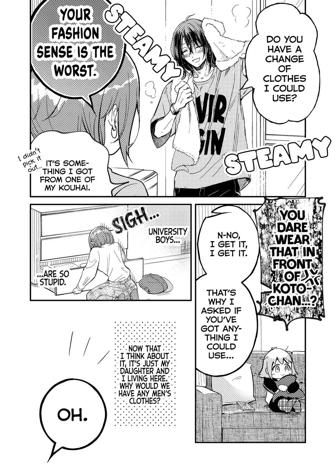 Kozure Batsuichi, Saigo no Koi wa Numa deshita. Chapter 5: Mommy Won't Help Him?  - Page 6