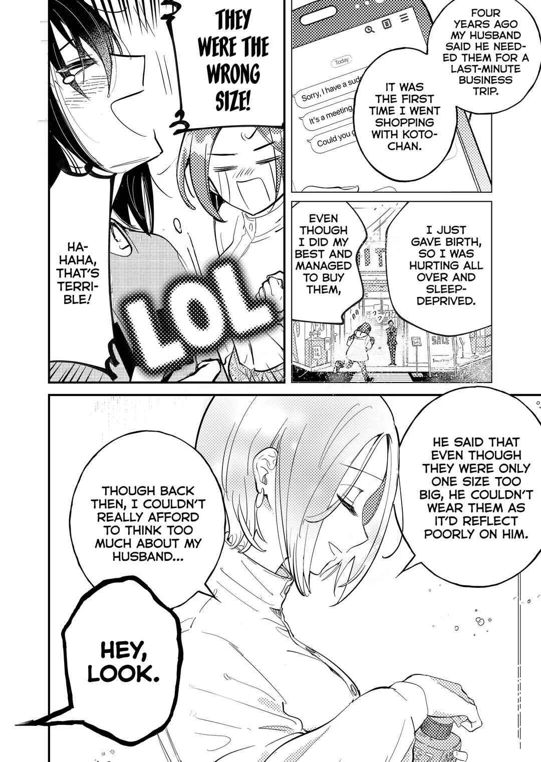 Kozure Batsuichi, Saigo no Koi wa Numa deshita. Chapter 5: Mommy Won't Help Him?  - Page 8