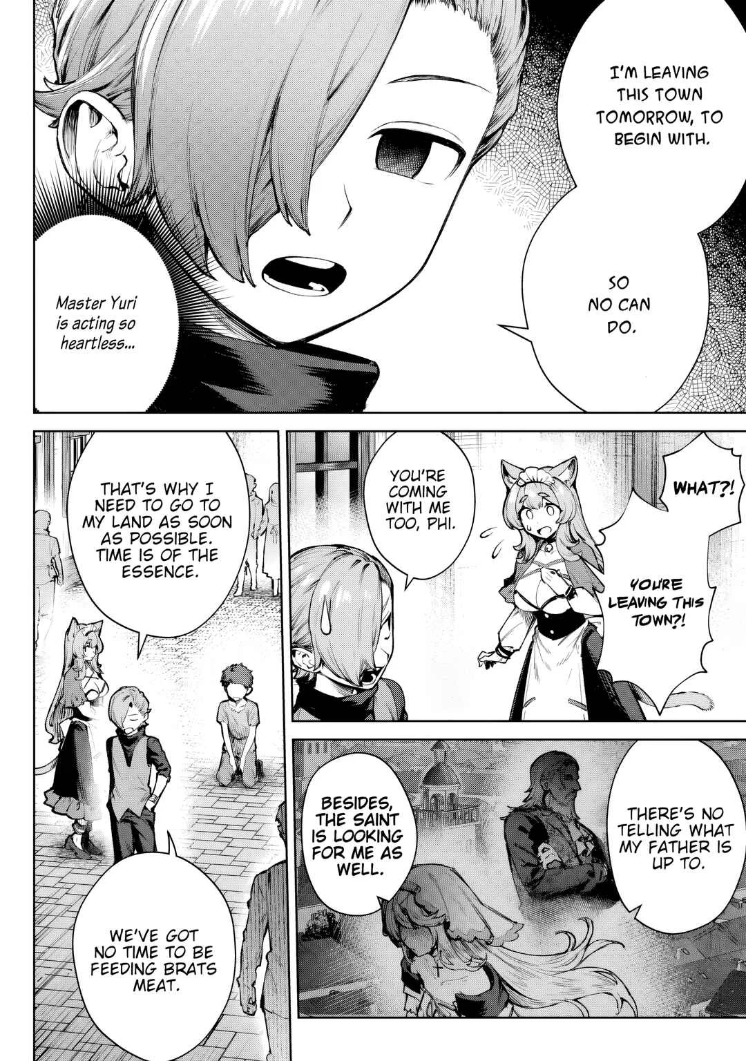 Kuromaku Ikka ni Tensei Shita kedo Gensaku Mushishite Dokuritsu Suru Chapter 3.1: Running Away from the Saint and Becoming Independent - Page 4