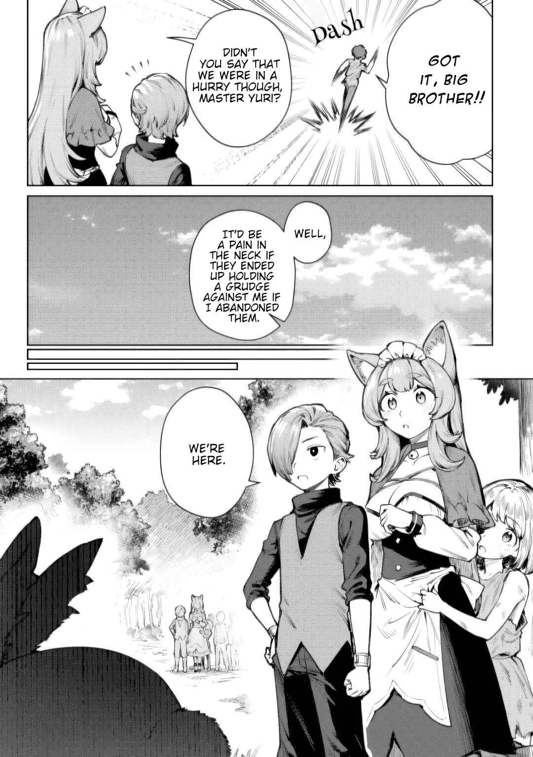 Kuromaku Ikka ni Tensei Shita kedo Gensaku Mushishite Dokuritsu Suru Chapter 3.1: Running Away from the Saint and Becoming Independent - Page 6