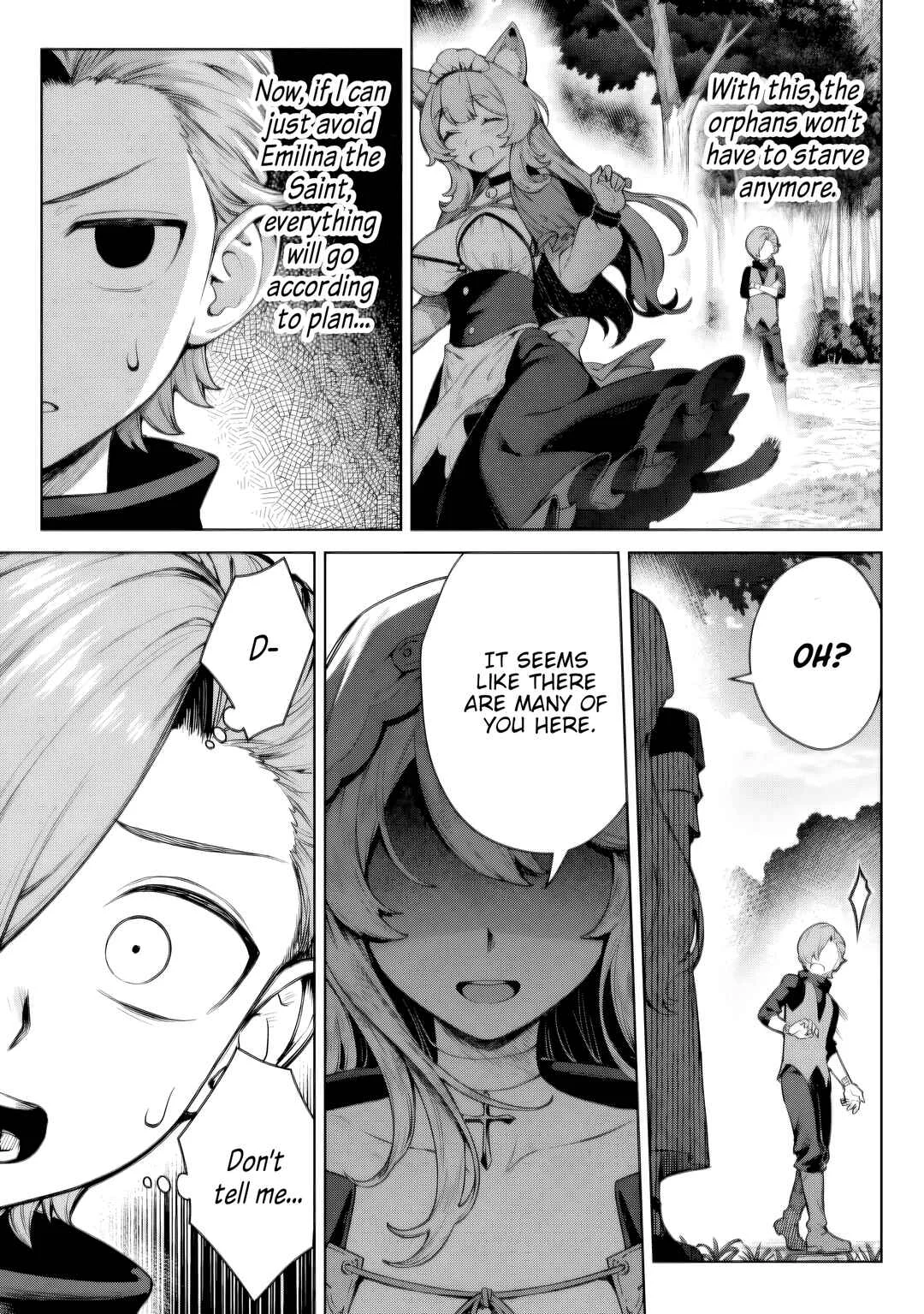 Kuromaku Ikka ni Tensei Shita kedo Gensaku Mushishite Dokuritsu Suru Chapter 3.1: Running Away from the Saint and Becoming Independent - Page 9