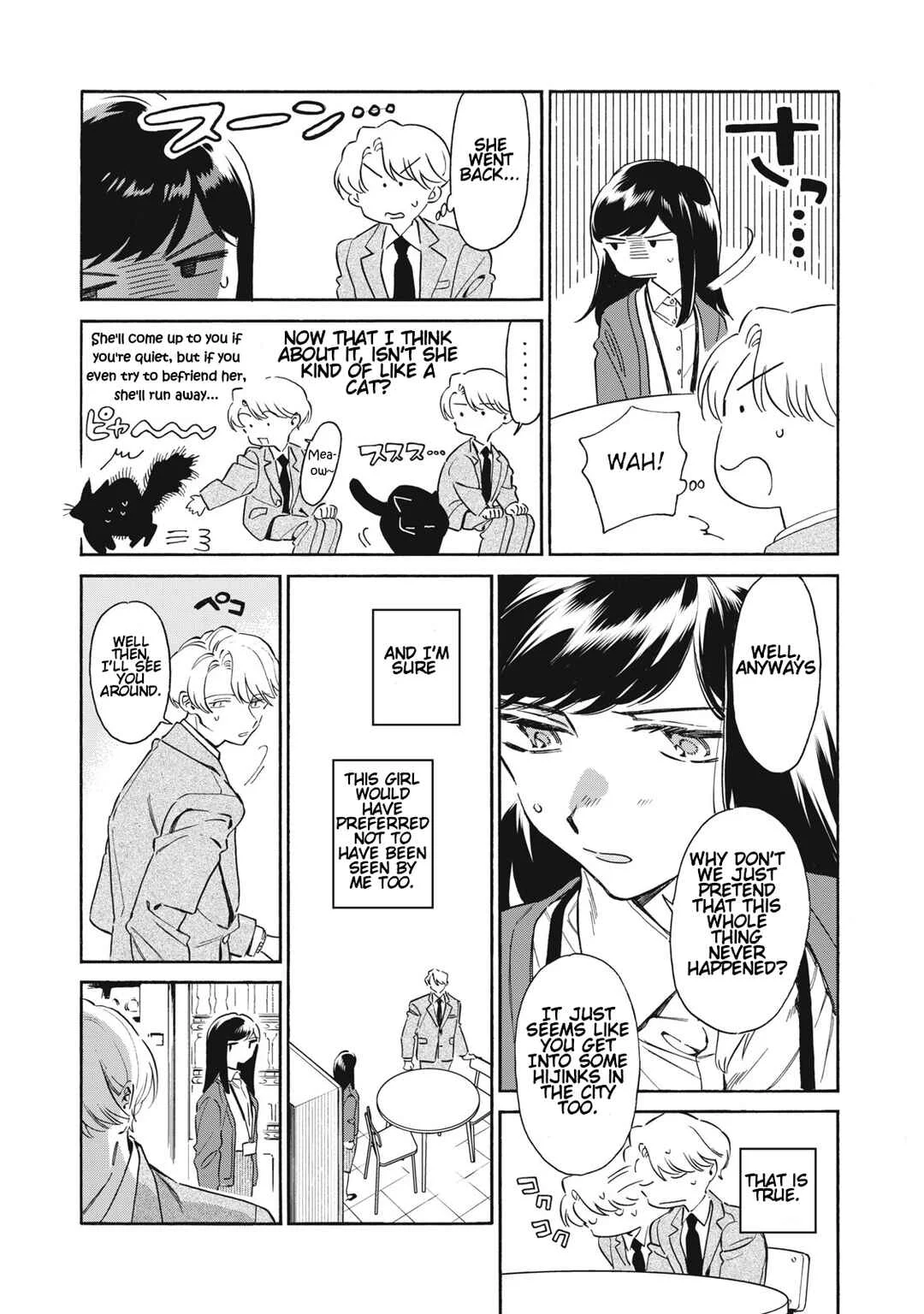 Kurone-san wa Nyaa to Nakanai Chapter 1: Kurone-san of the General Affairs Department - Page 34
