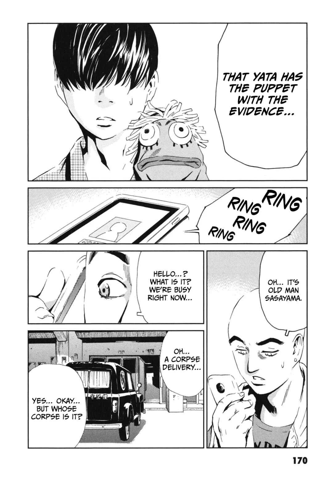 Kurosagi Shitai Takuhaibin Chapter 5: Between You and the Sky - Page 26