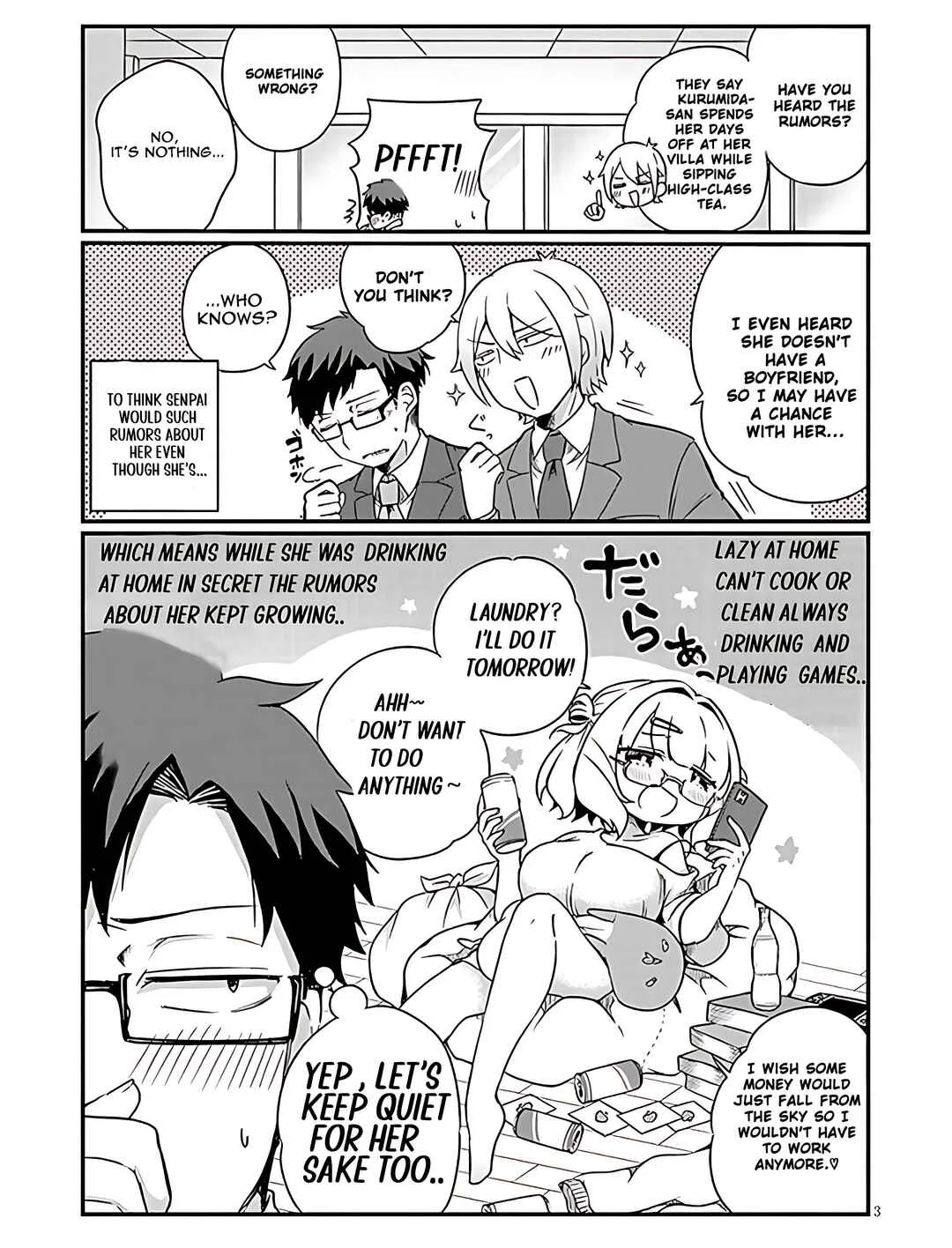 Kurumida-senpai no Guttara Kawaii Himitsu Chapter 3 - Page 3