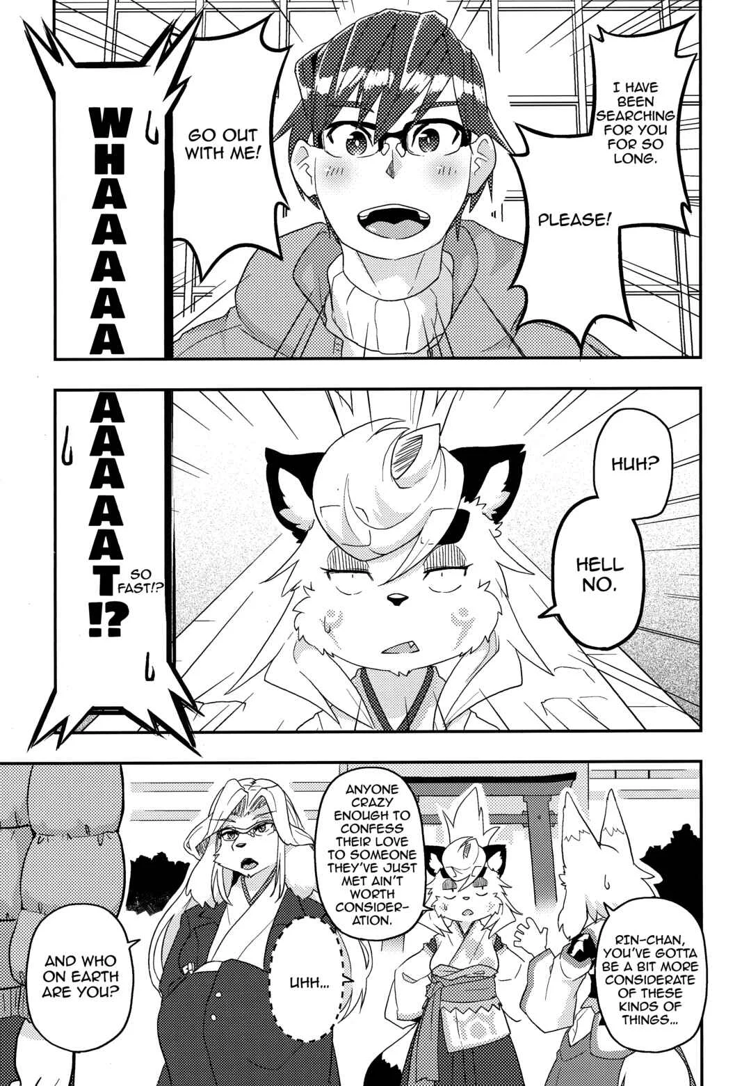 Kusekke Otoko to Kami no Tsukai Chapter 1: A Frizzly Haired Man and a Messenger of God 3 - Page 9