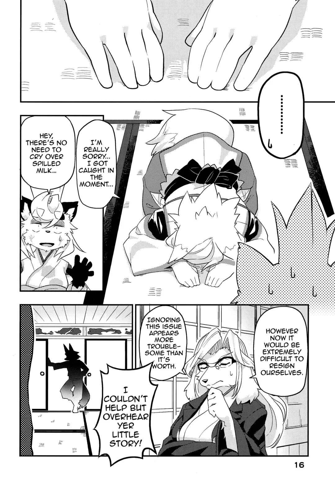 Kusekke Otoko to Kami no Tsukai Chapter 1: A Frizzly Haired Man and a Messenger of God 3 - Page 14