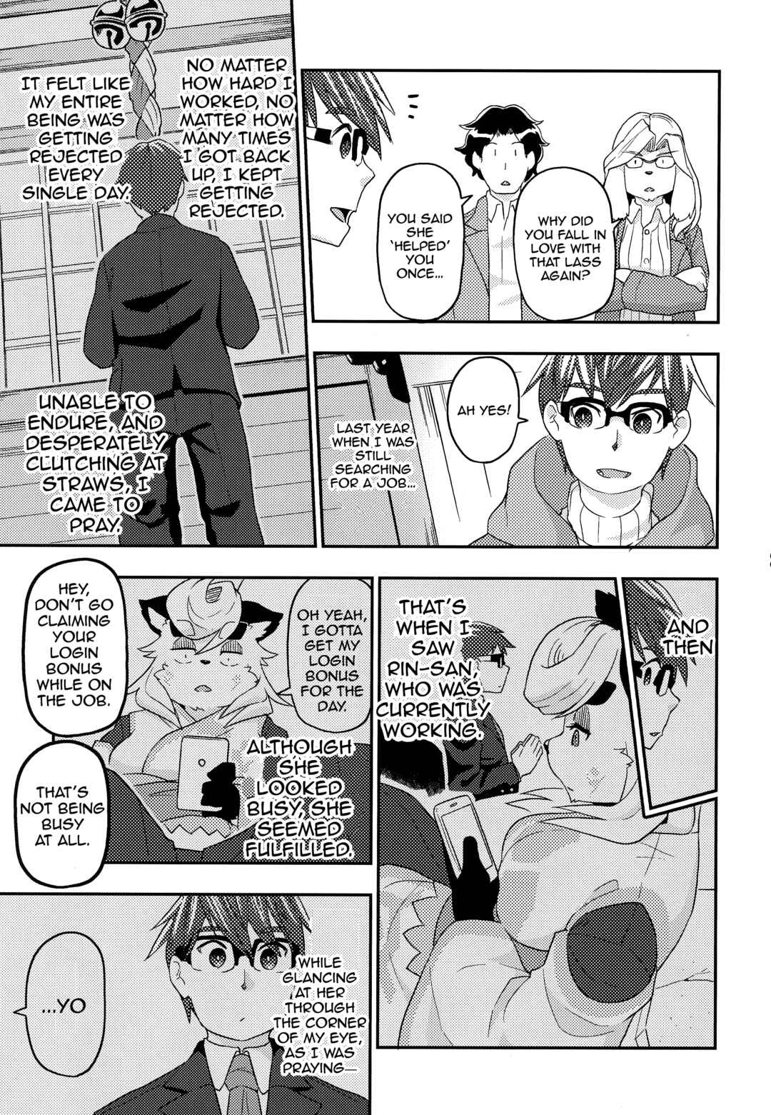 Kusekke Otoko to Kami no Tsukai Chapter 1: A Frizzly Haired Man and a Messenger of God 3 - Page 27