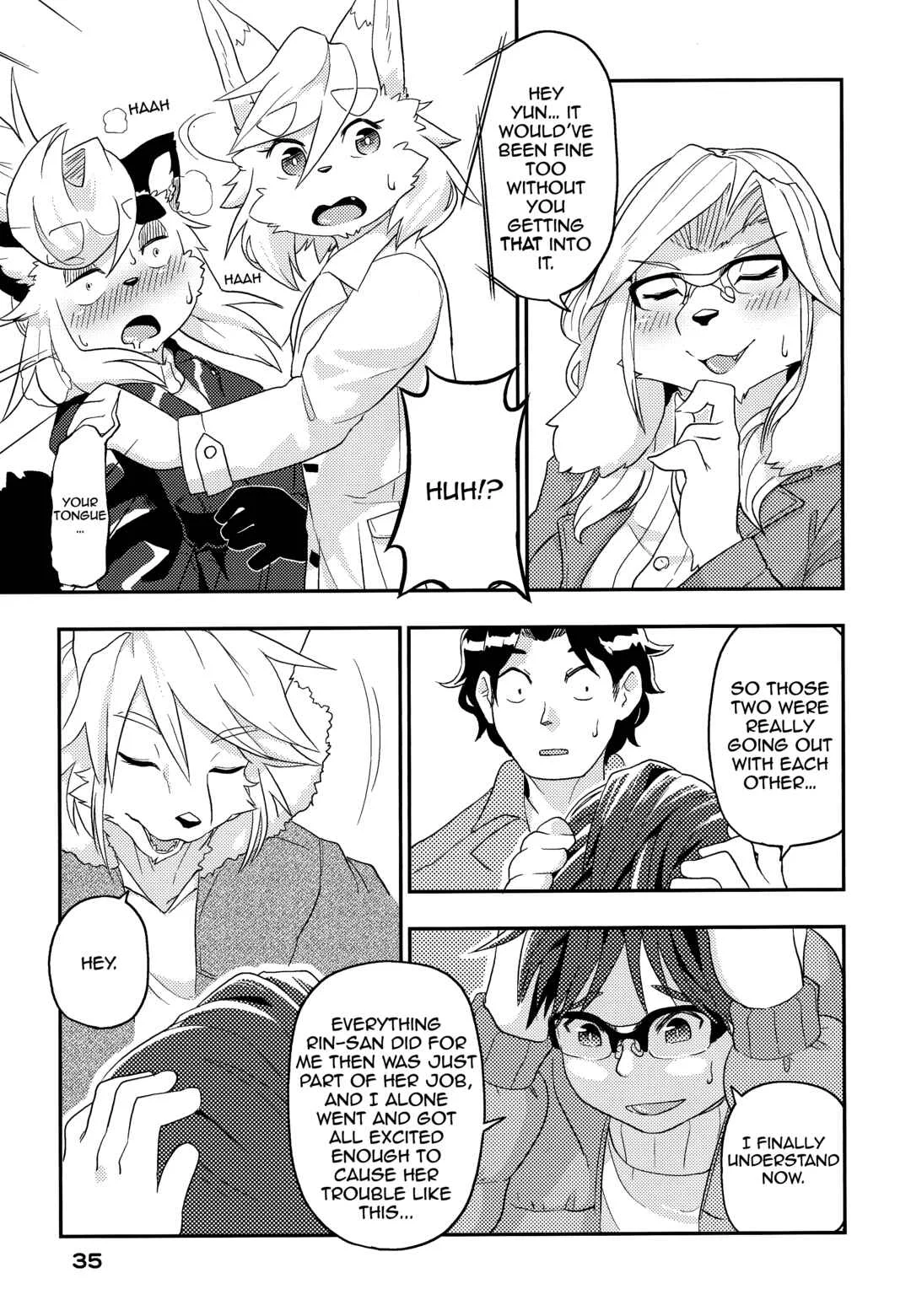 Kusekke Otoko to Kami no Tsukai Chapter 1: A Frizzly Haired Man and a Messenger of God 3 - Page 33