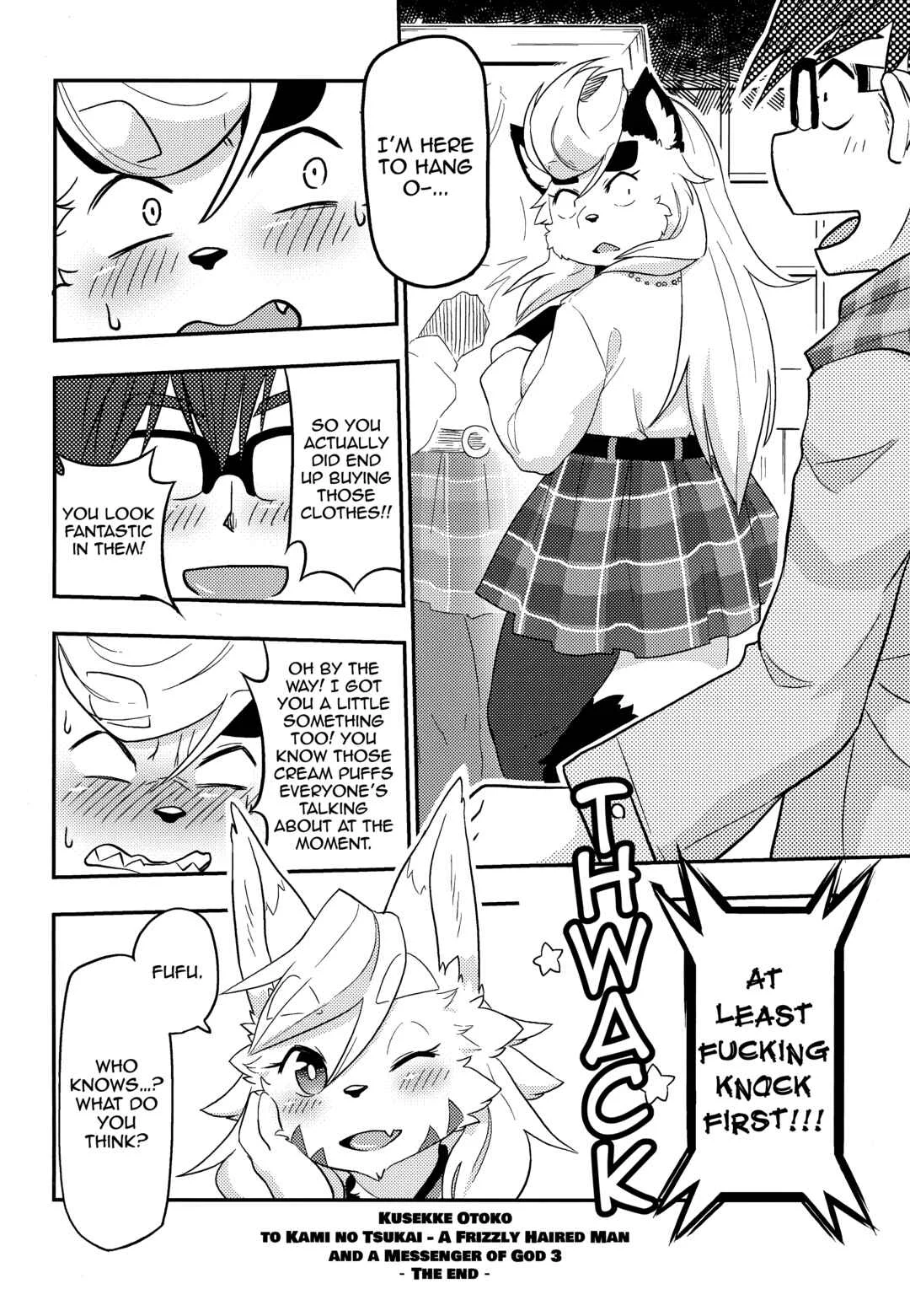 Kusekke Otoko to Kami no Tsukai Chapter 1: A Frizzly Haired Man and a Messenger of God 3 - Page 38