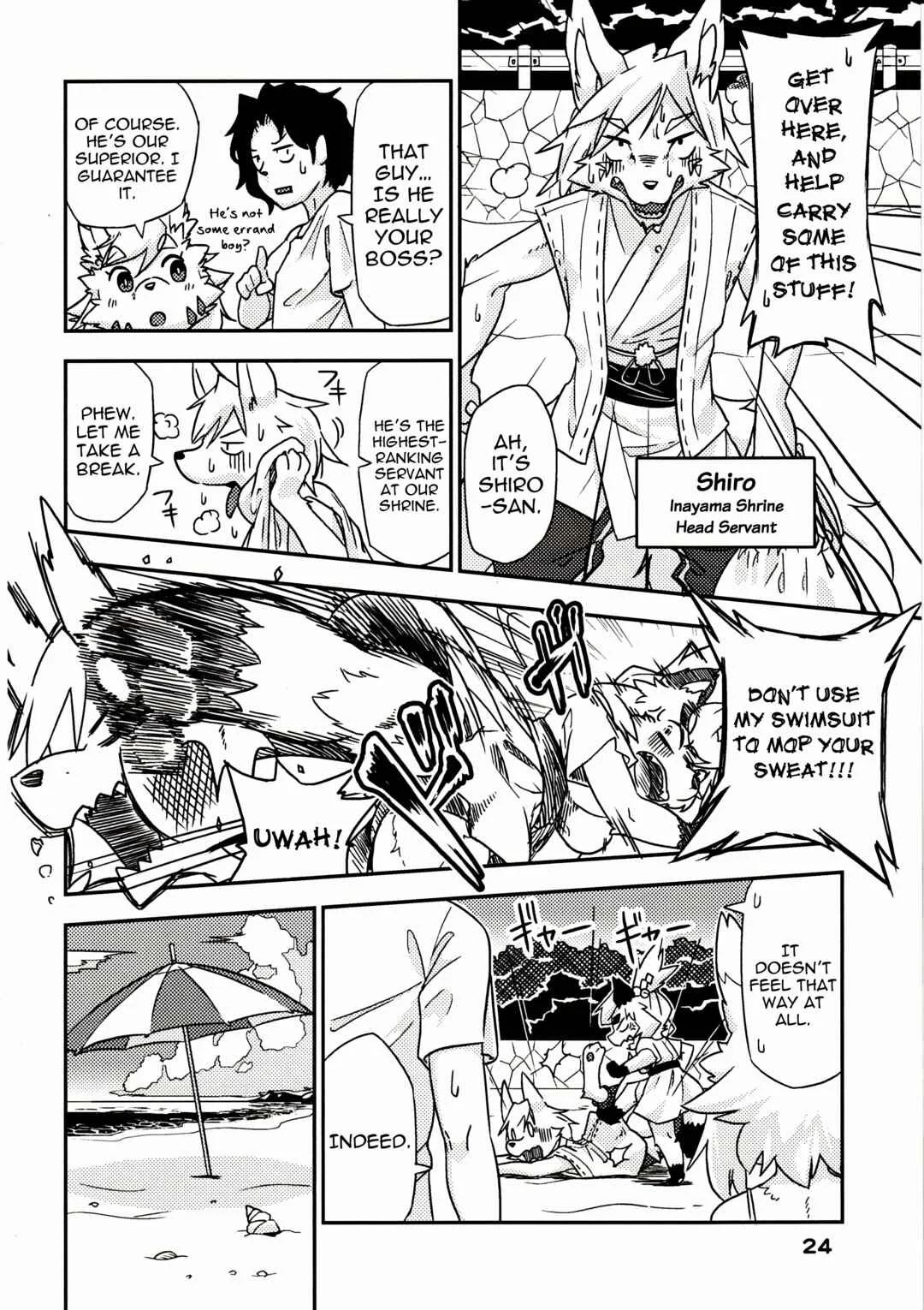 Kusekke Otoko to Kami no Tsukai Chapter 2: The Perverted Messager of God and the Summer Beach - Page 2