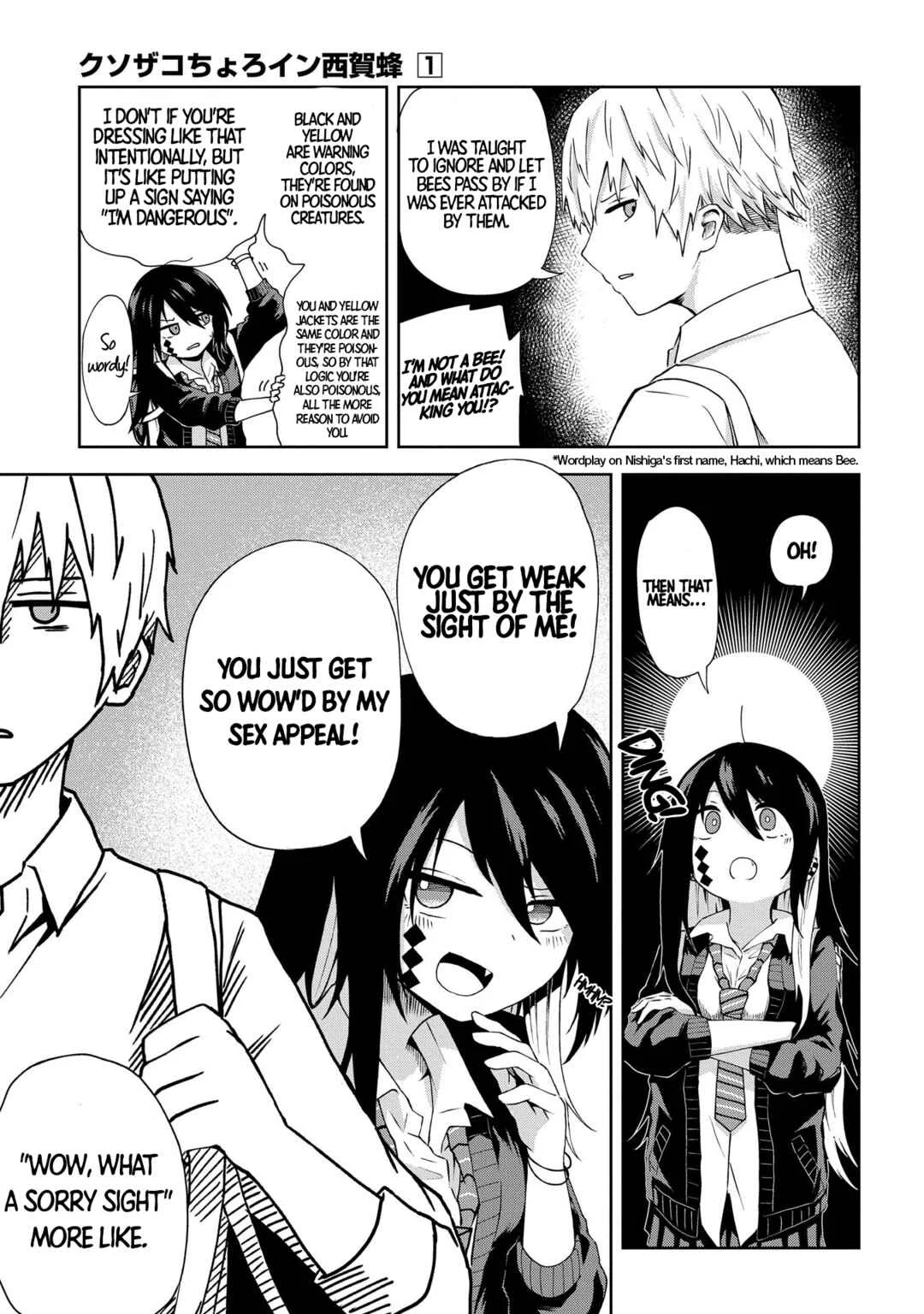 Kusozako Choroin Nishiga Hachi Chapter 2: I'm taking it off, alright?! - Page 4