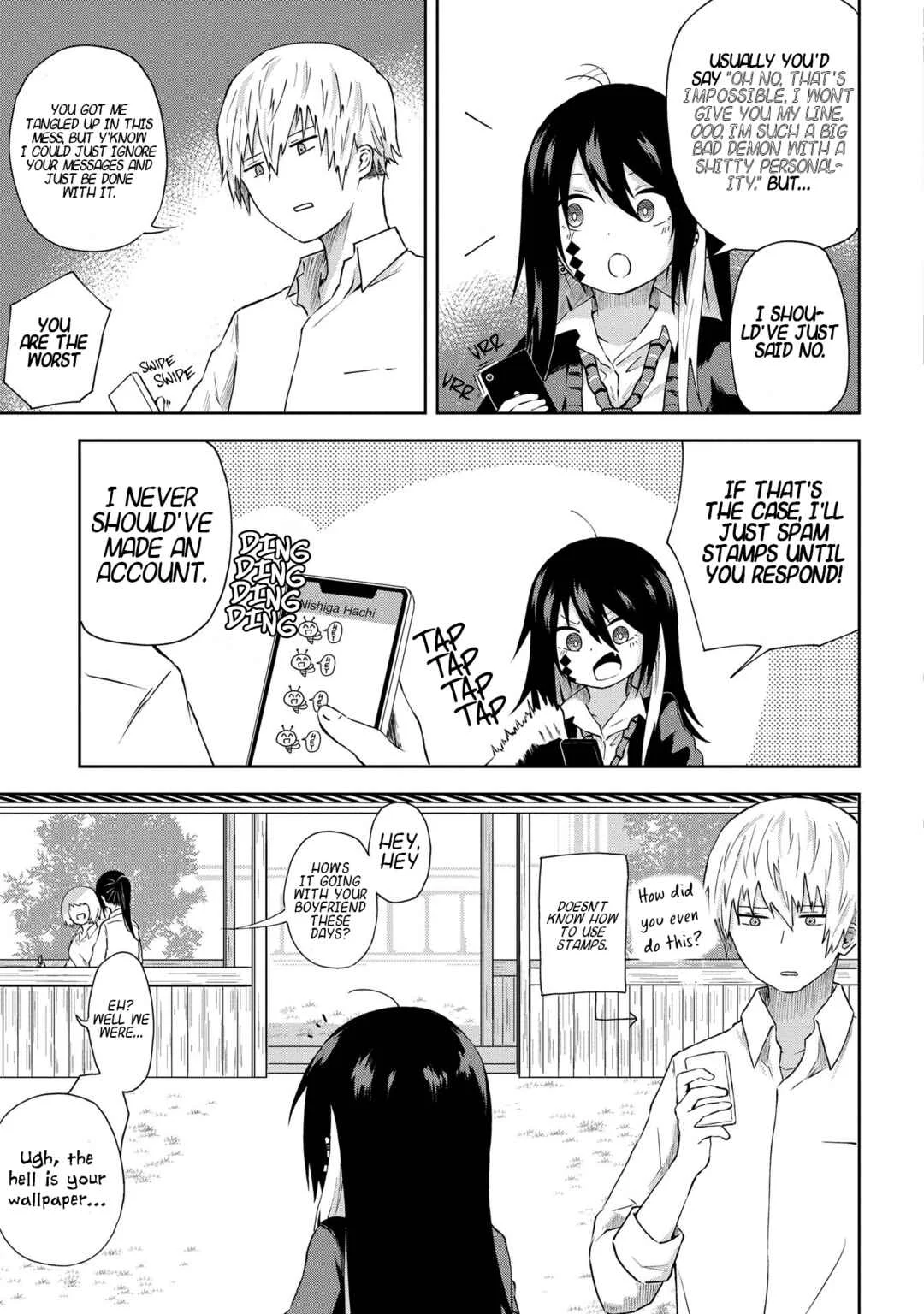 Kusozako Choroin Nishiga Hachi Chapter 3: Senpaai, I'm only asking this once in my life. - Page 4