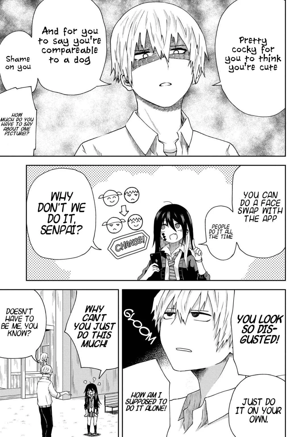 Kusozako Choroin Nishiga Hachi Chapter 3: Senpaai, I'm only asking this once in my life. - Page 6