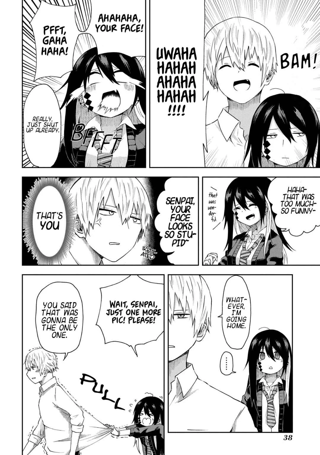 Kusozako Choroin Nishiga Hachi Chapter 3: Senpaai, I'm only asking this once in my life. - Page 9