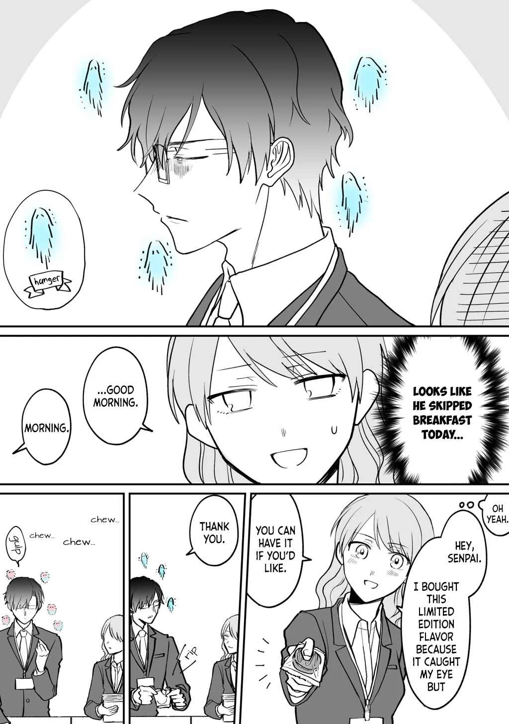 Kuuki ga "Yomeru" Shinnyuu Shain to Buaisou na Senpai (Web Comic) Chapter 2 - Page 3