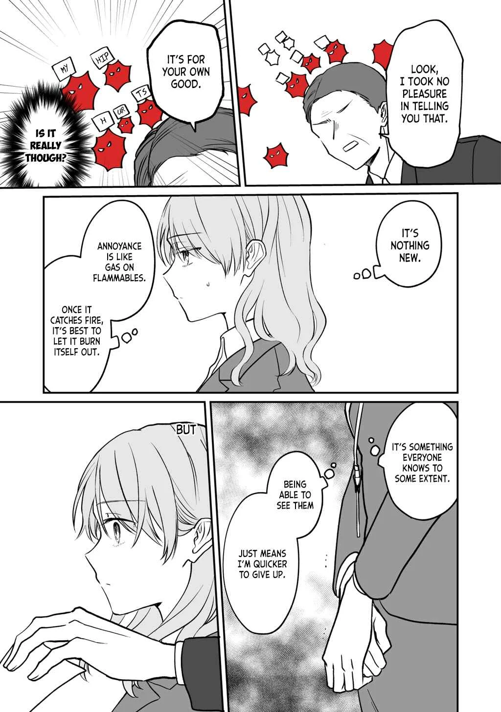 Kuuki ga "Yomeru" Shinnyuu Shain to Buaisou na Senpai (Web Comic) Chapter 3 - Page 3