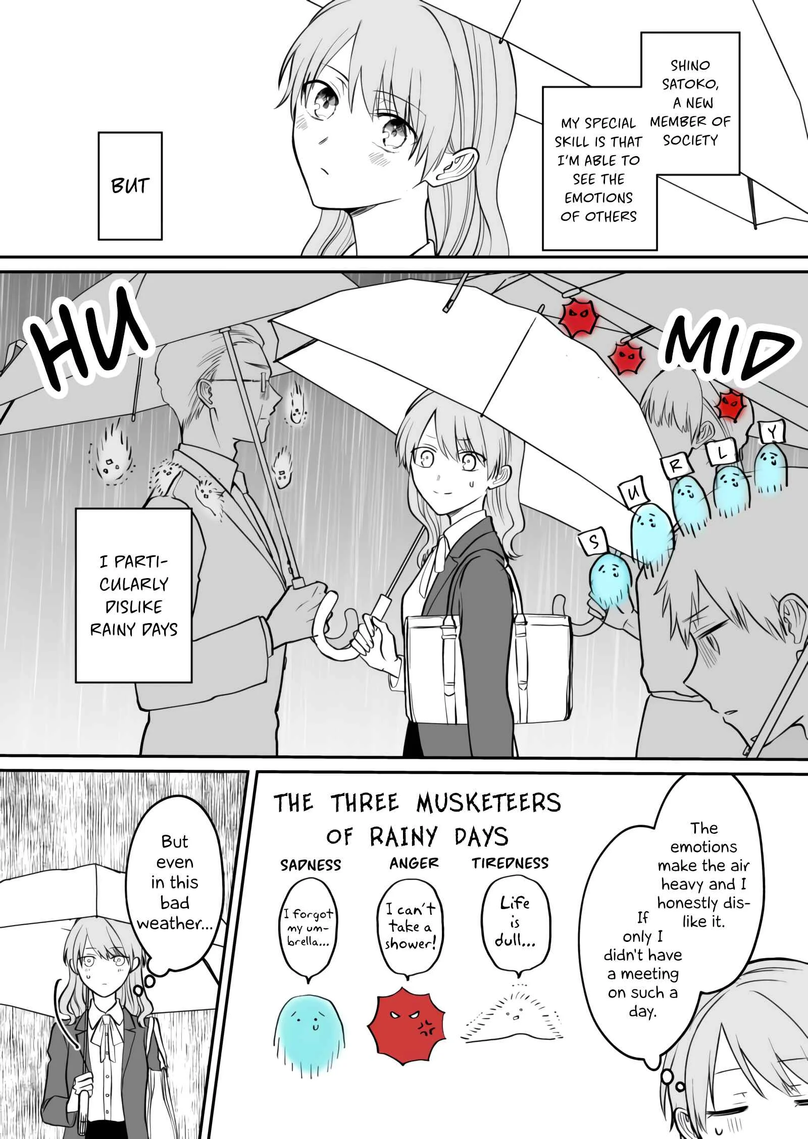 Kuuki ga "Yomeru" Shinnyuu Shain to Buaisou na Senpai (Web Comic) Chapter 5 - Page 1